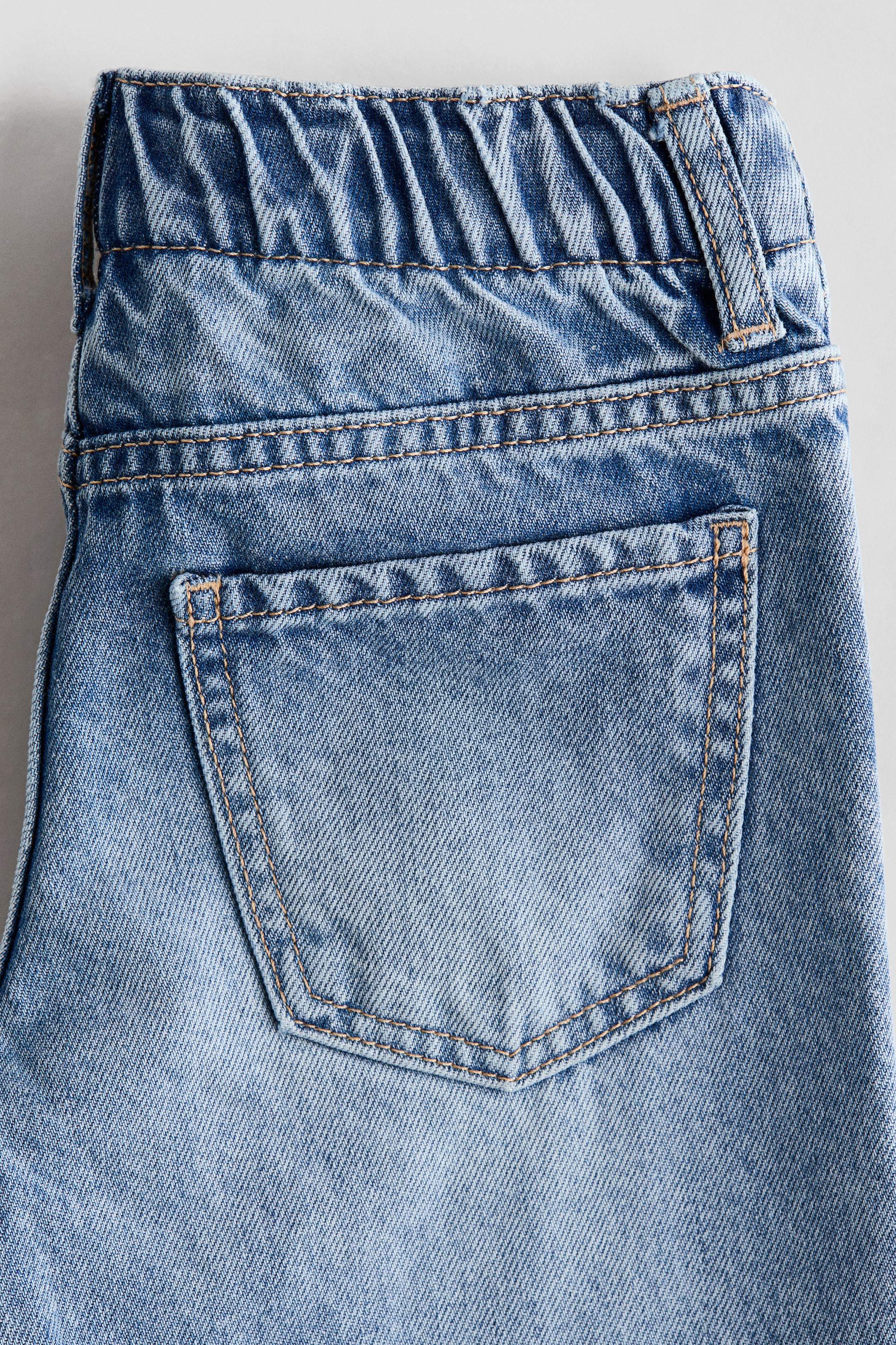 Детские джинсы H&M Charm-Detail Wide-Leg Jeans — фото 4