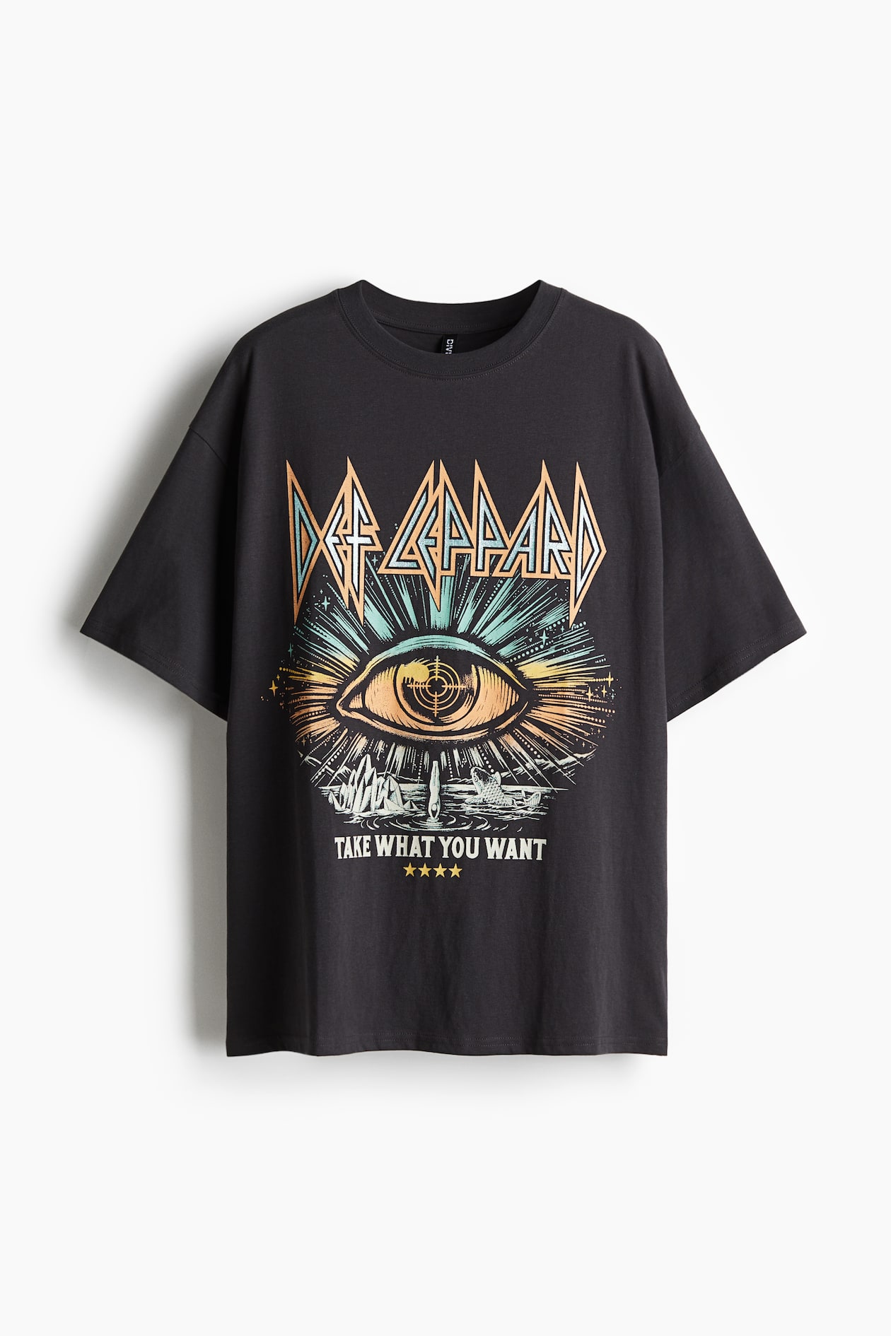 rockshirts DEF LEPPARD PYROMANIA - T-shirt imprimé - black/noir