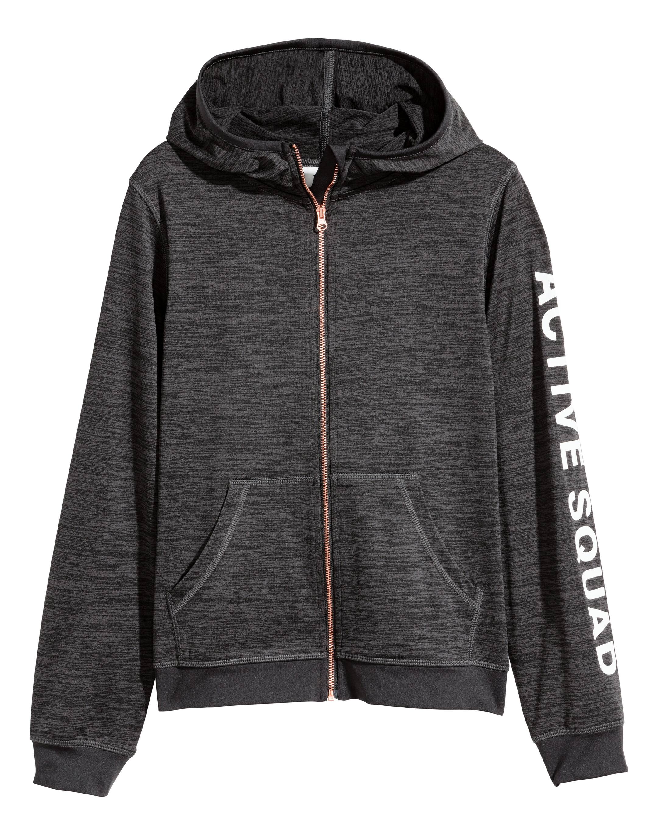 Büyük resmi görüntüle: Spor Ceketi - Koyu gri kırçıllı - ÇOCUK | H&M TR 1