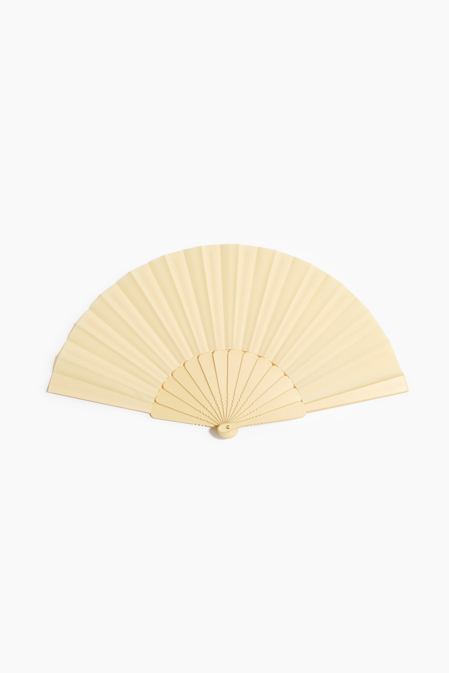 Folding fan - Light yellow/Pink/Red/Cream/Bright red/Dark brown/Zebra print/Cream/Dusty brown