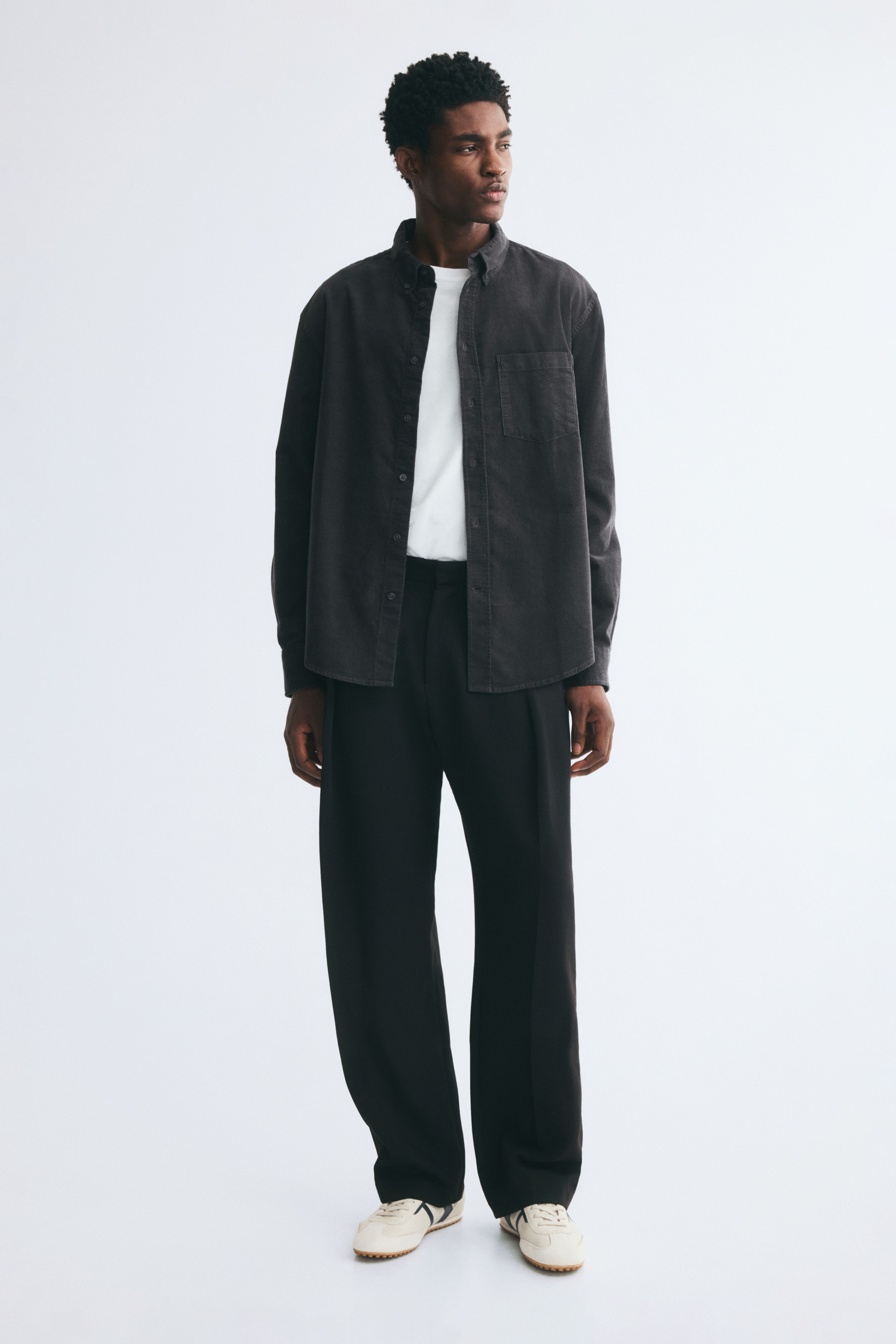 Regular-Fit Corduroy Shirt