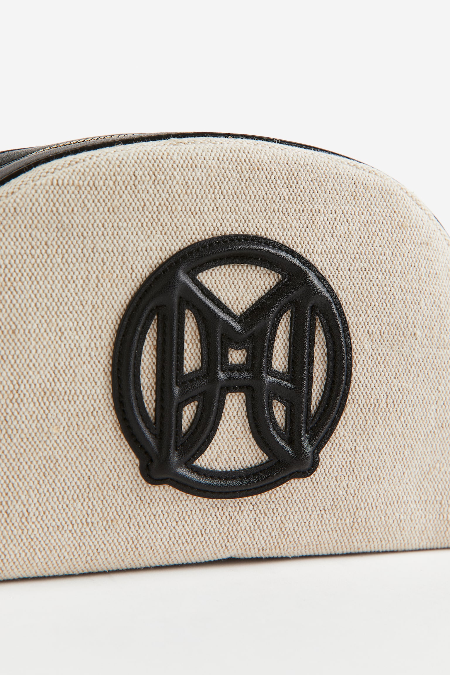 Monogram Pouch - Beige/Black - 2