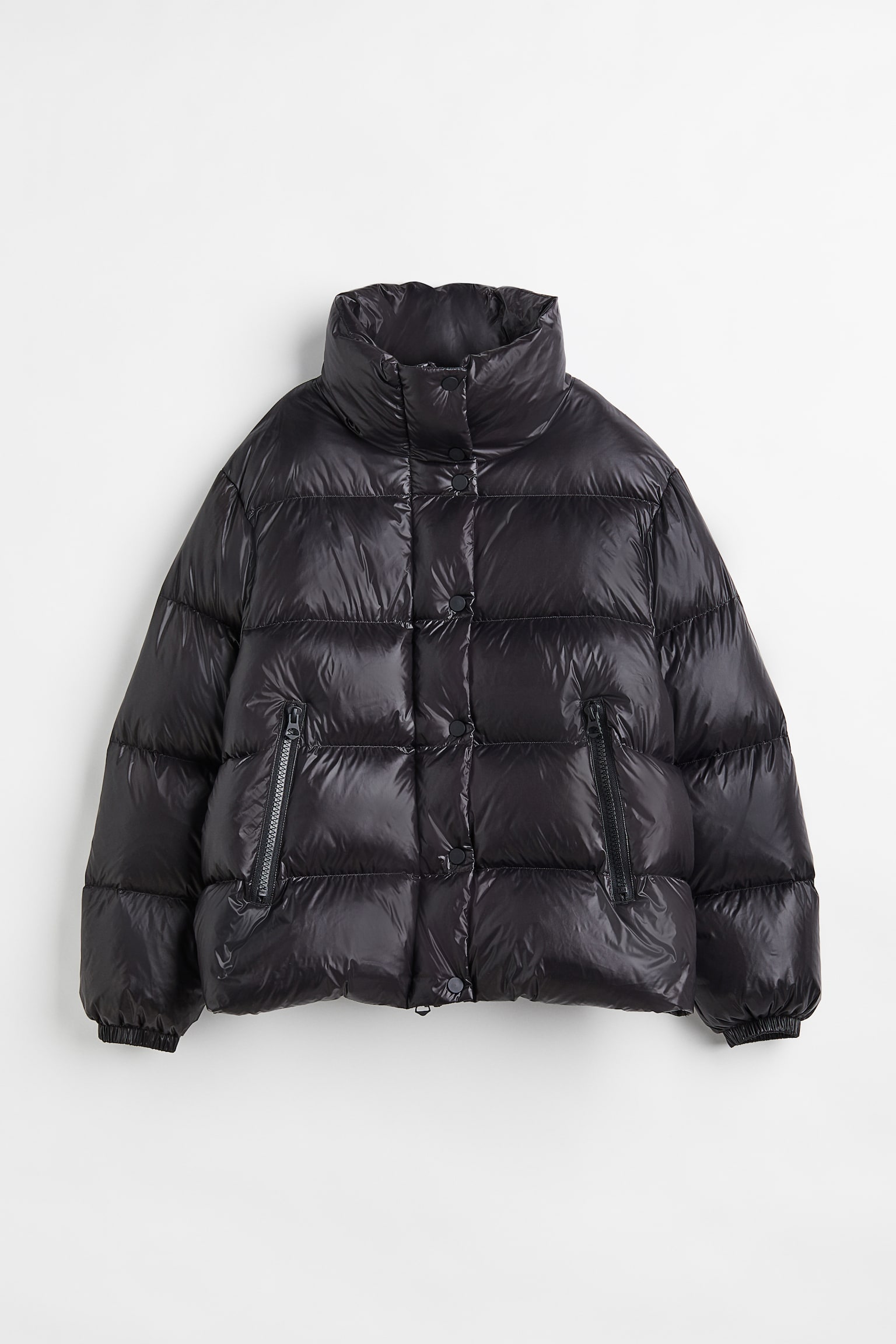 Puffer jacket - Black/Green - 1