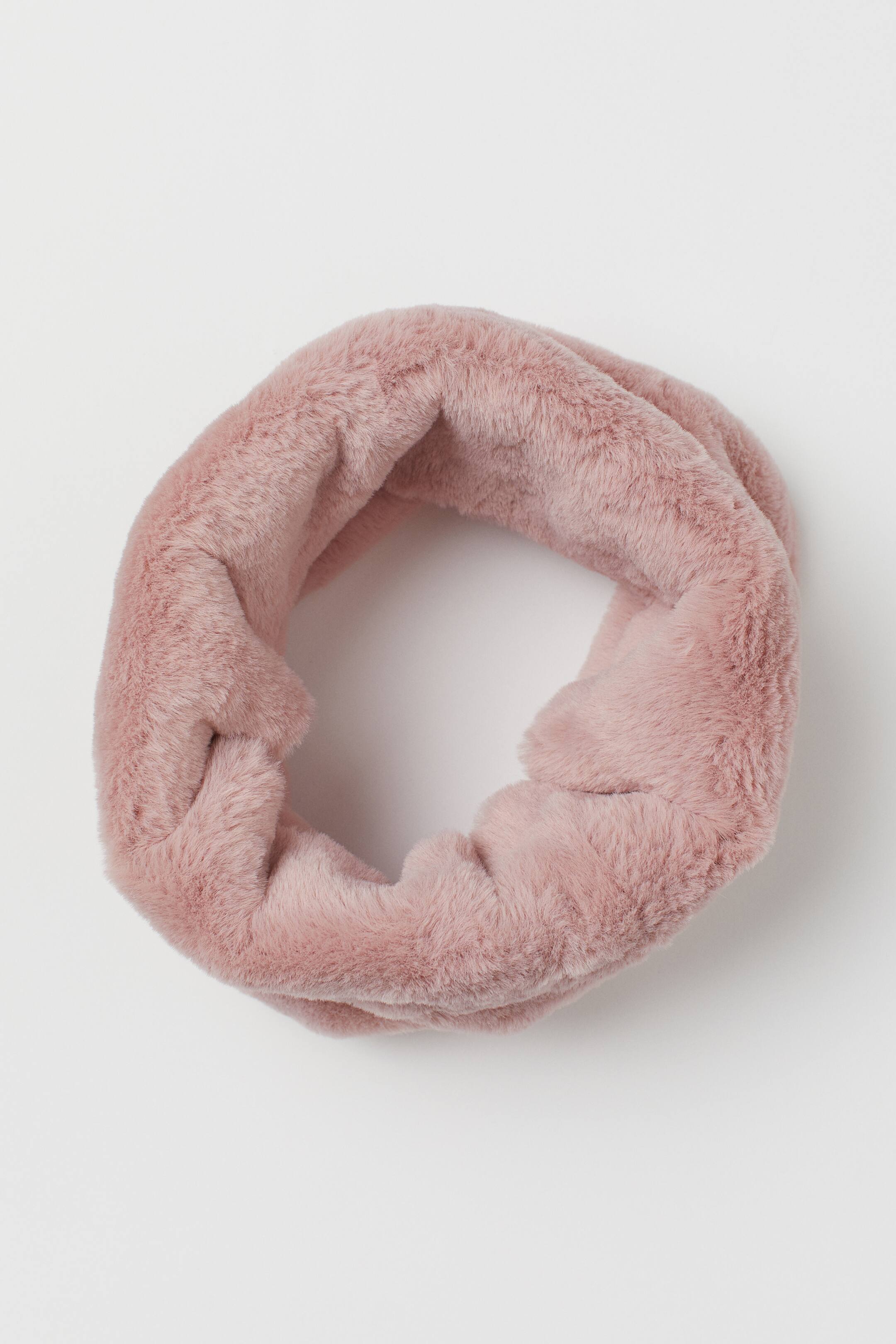 Faux Fur Tube Scarf - Light pink - Kids | H&M CA