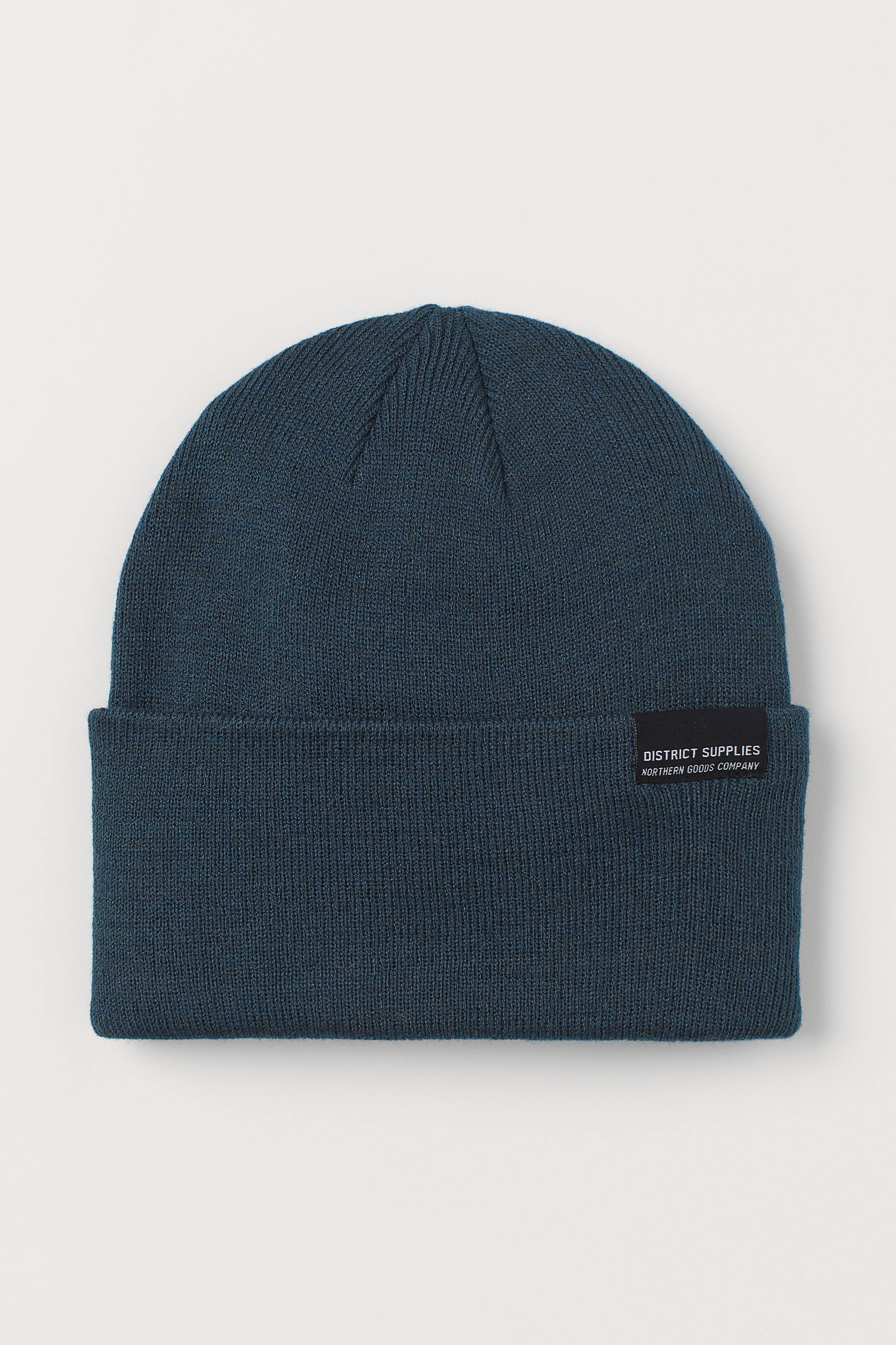 View larger image: Fine-knit hat - Dark turquoise - Men | H&M HK 1