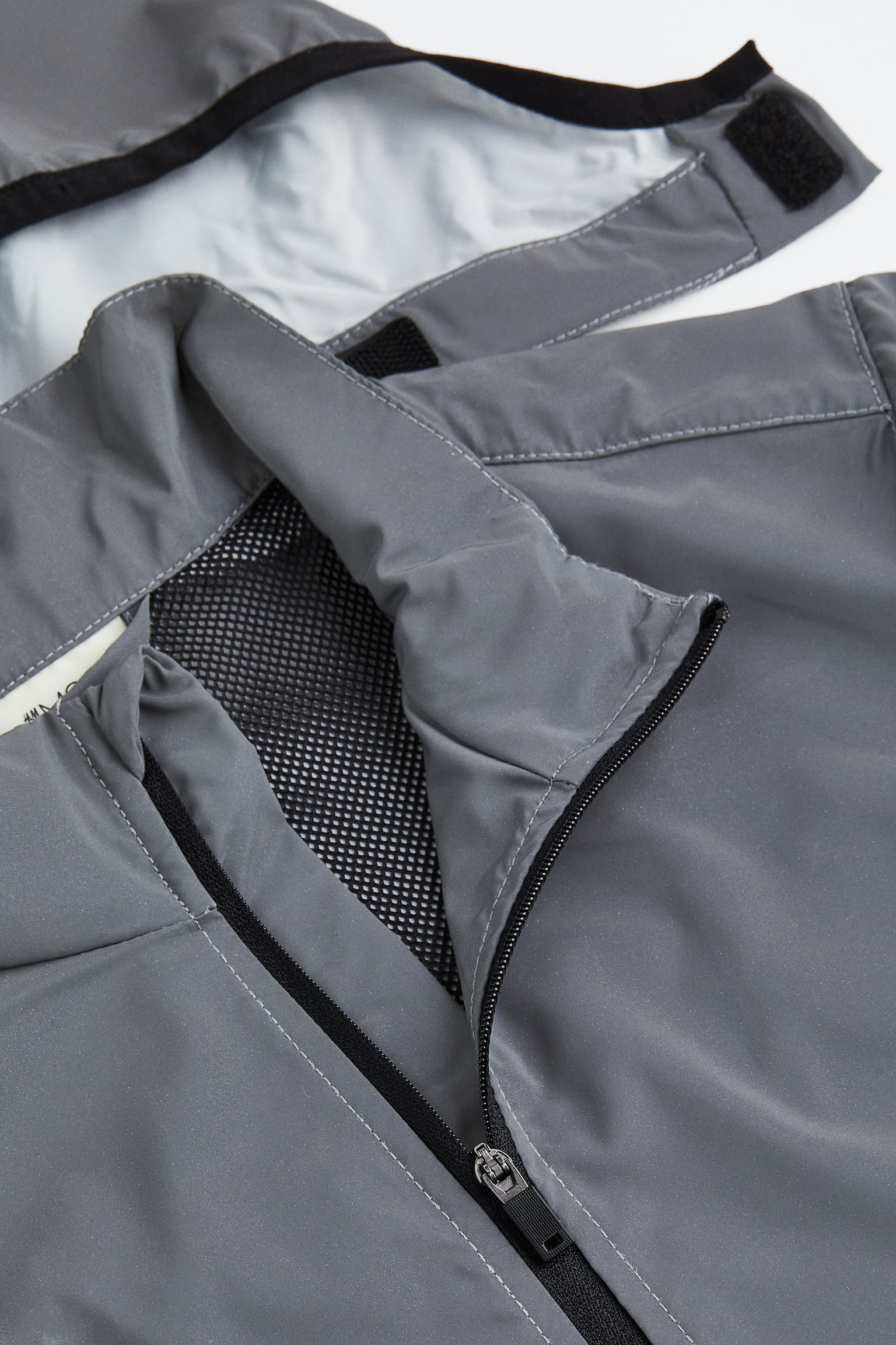 Reflective Activewear Jacket - Black/Reflective - 3