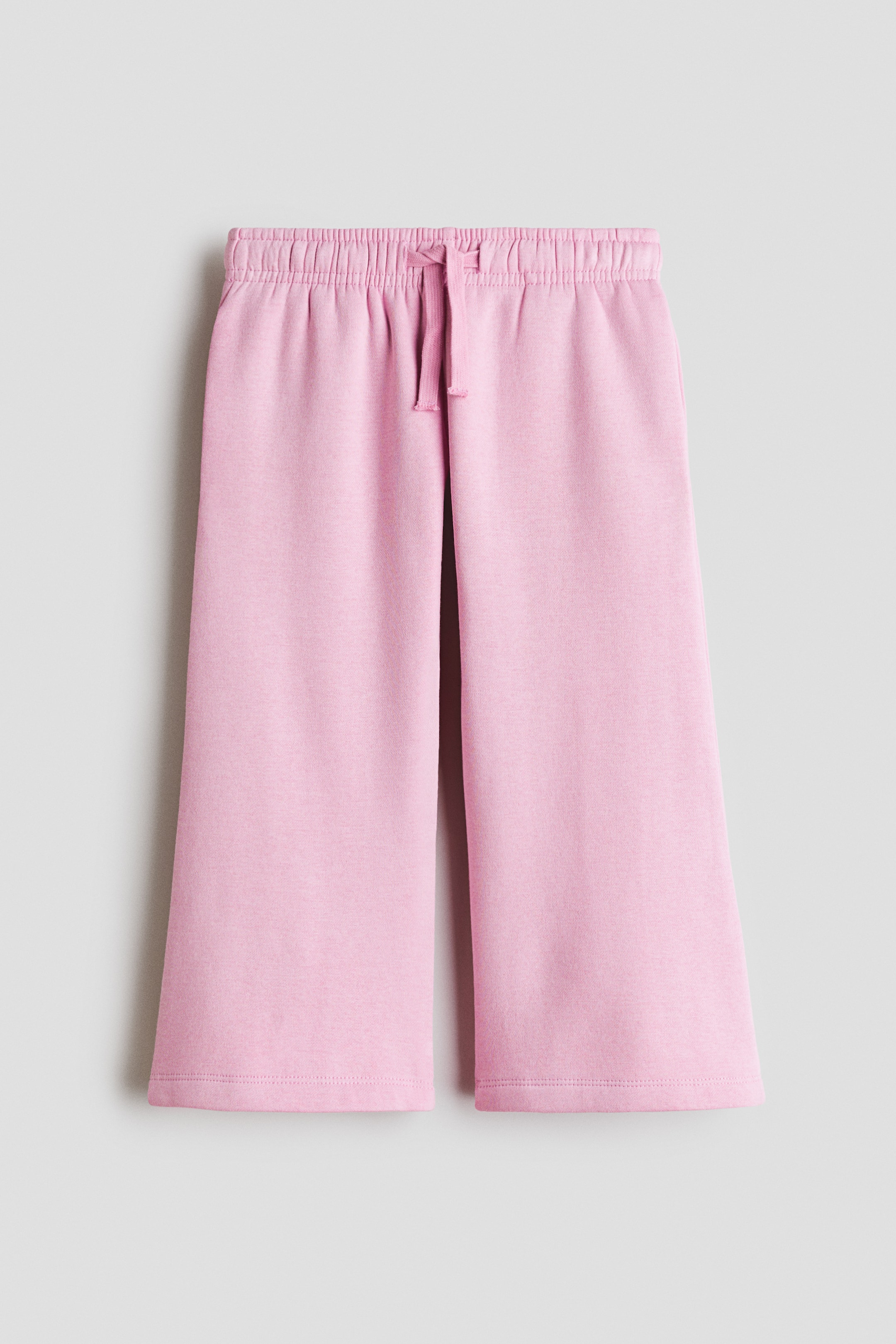 View larger image: Wide-leg brushed-inside joggers - Pink - Kids | H&M 1