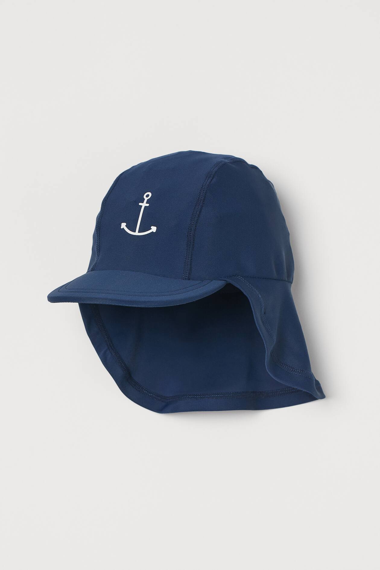 Swim Cap UPF 50 Dark blue/anchor Kids H&M US