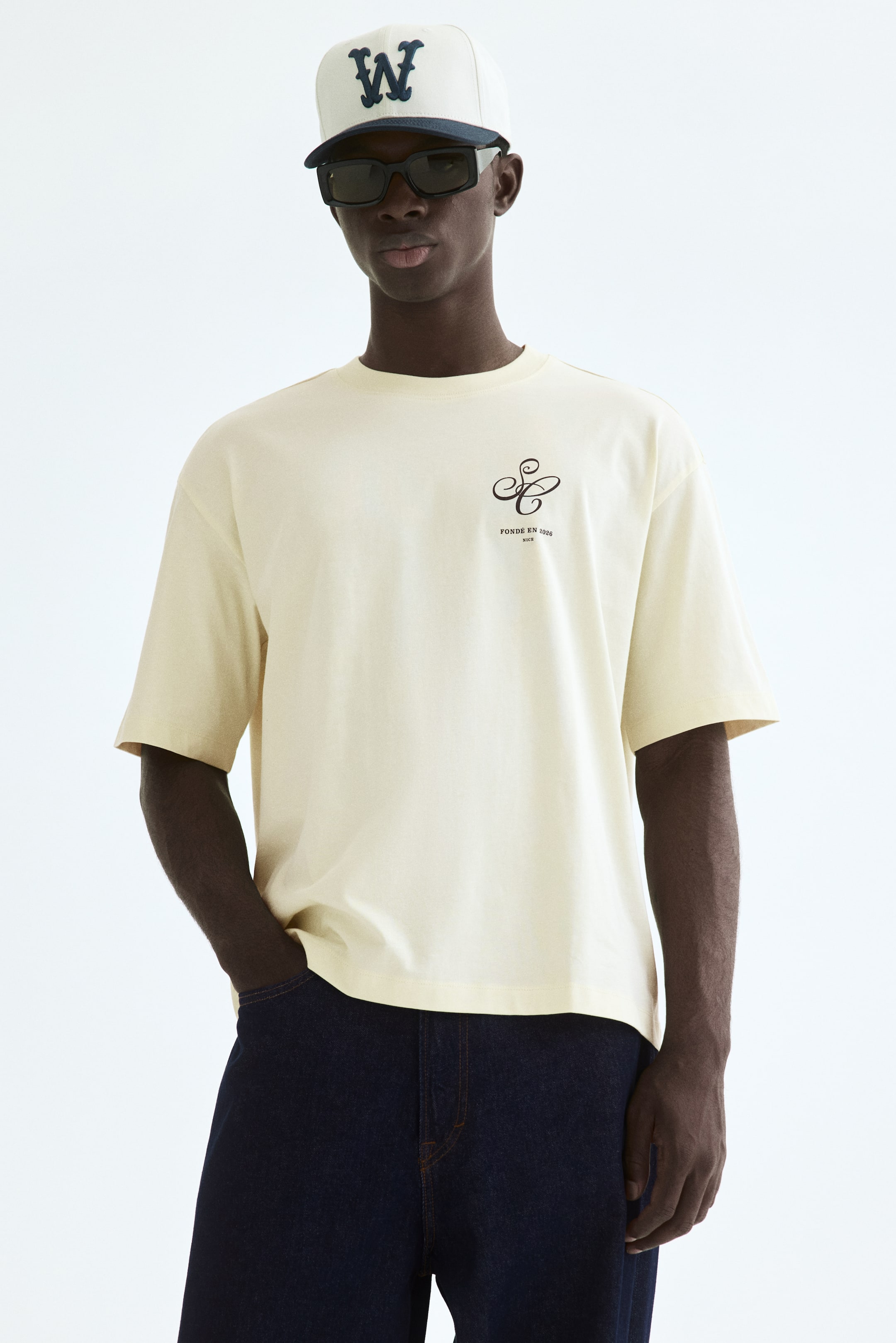 T-shirt imprimé décontracté