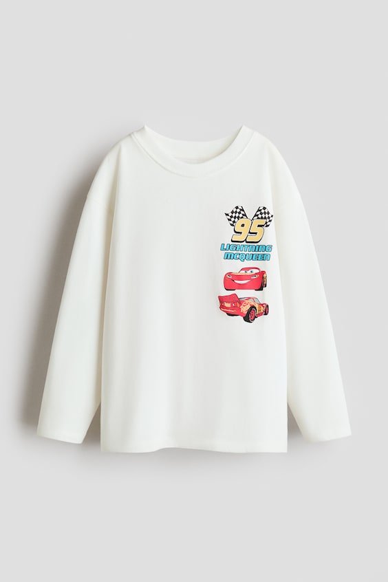 Детские футболки H&M Printed Long-Sleeved T-Shirt