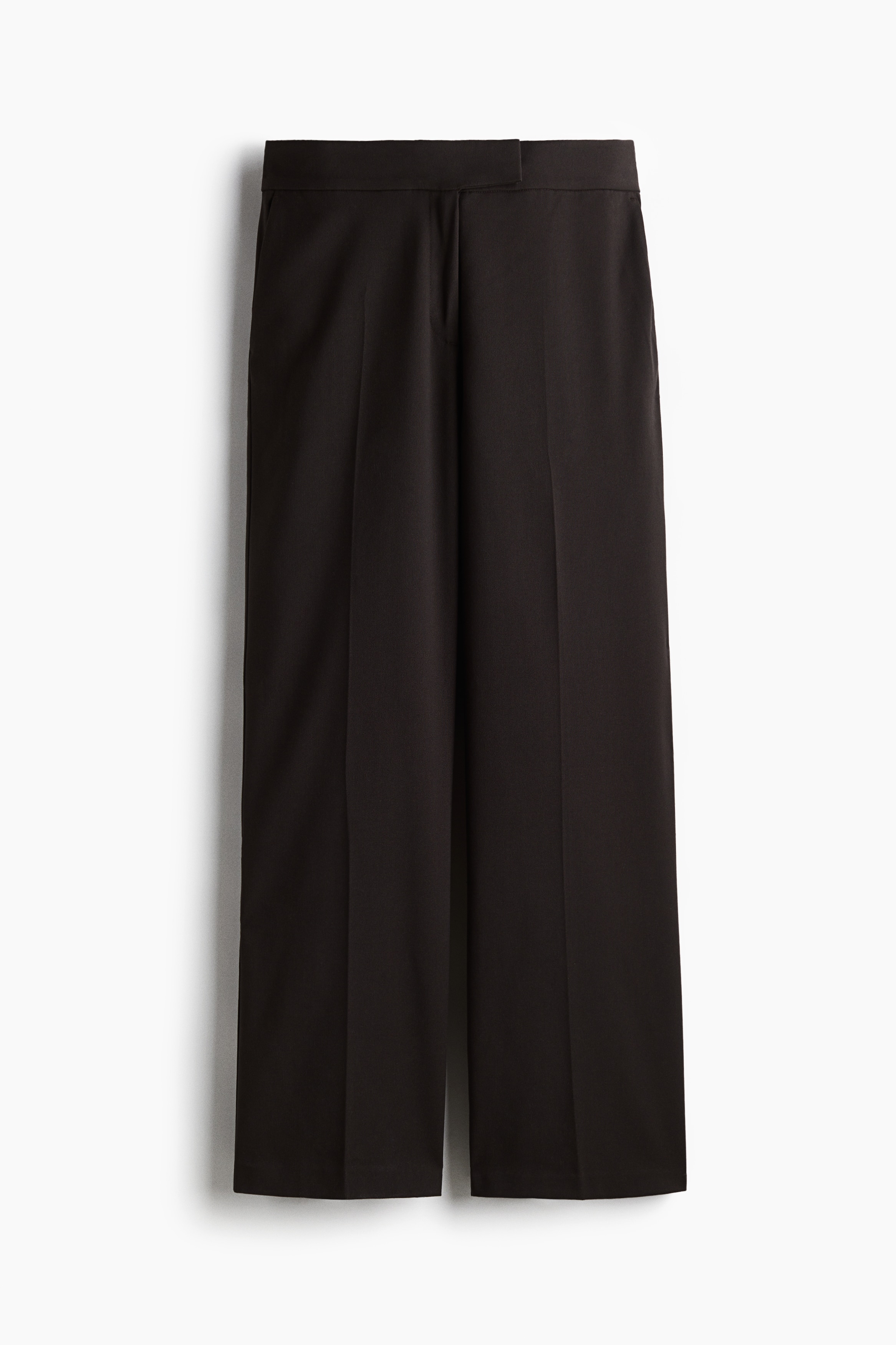Straight trousers - Dark brown/Black/Bright red