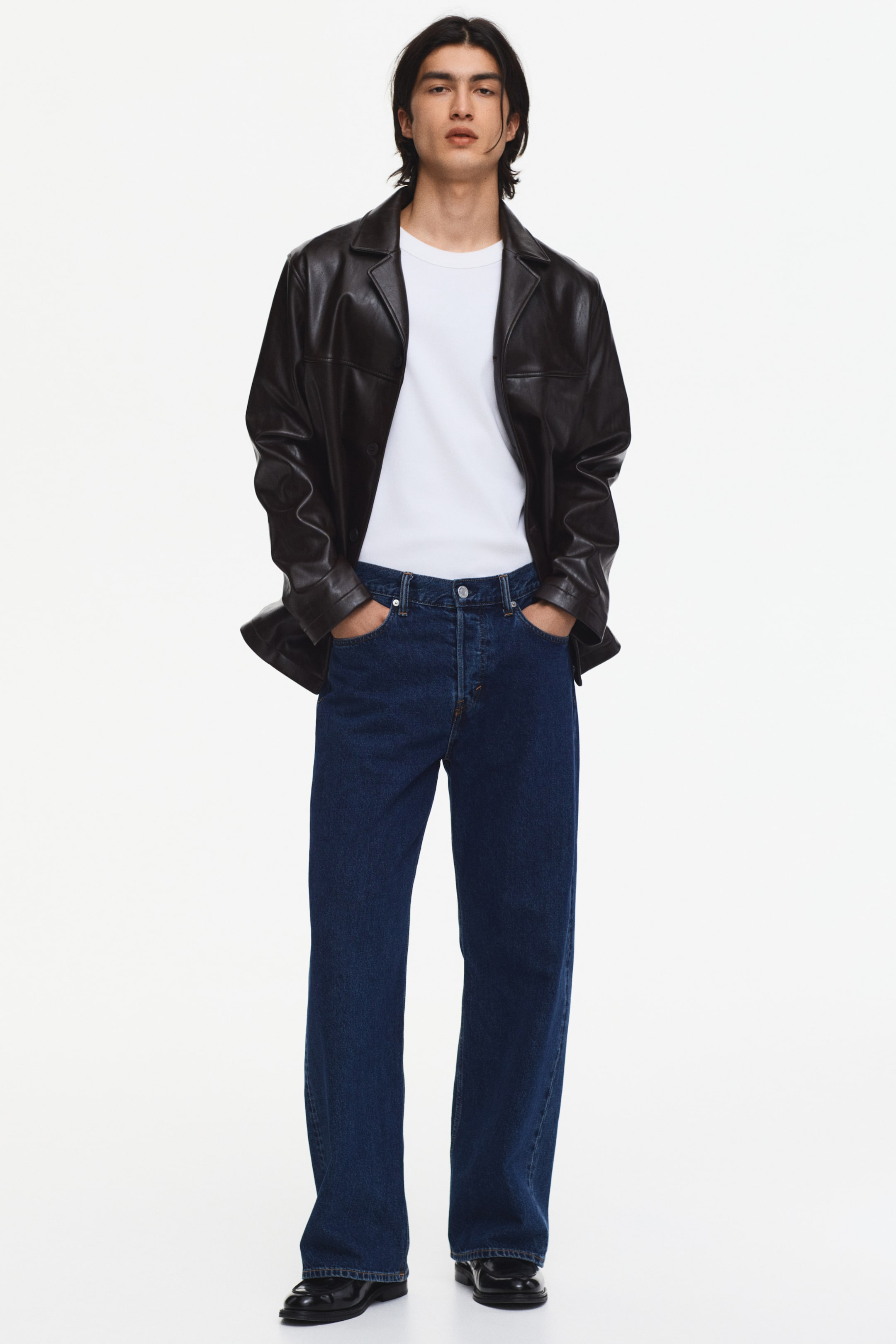 Мужская куртка H&M Coated Jacket — фото 4