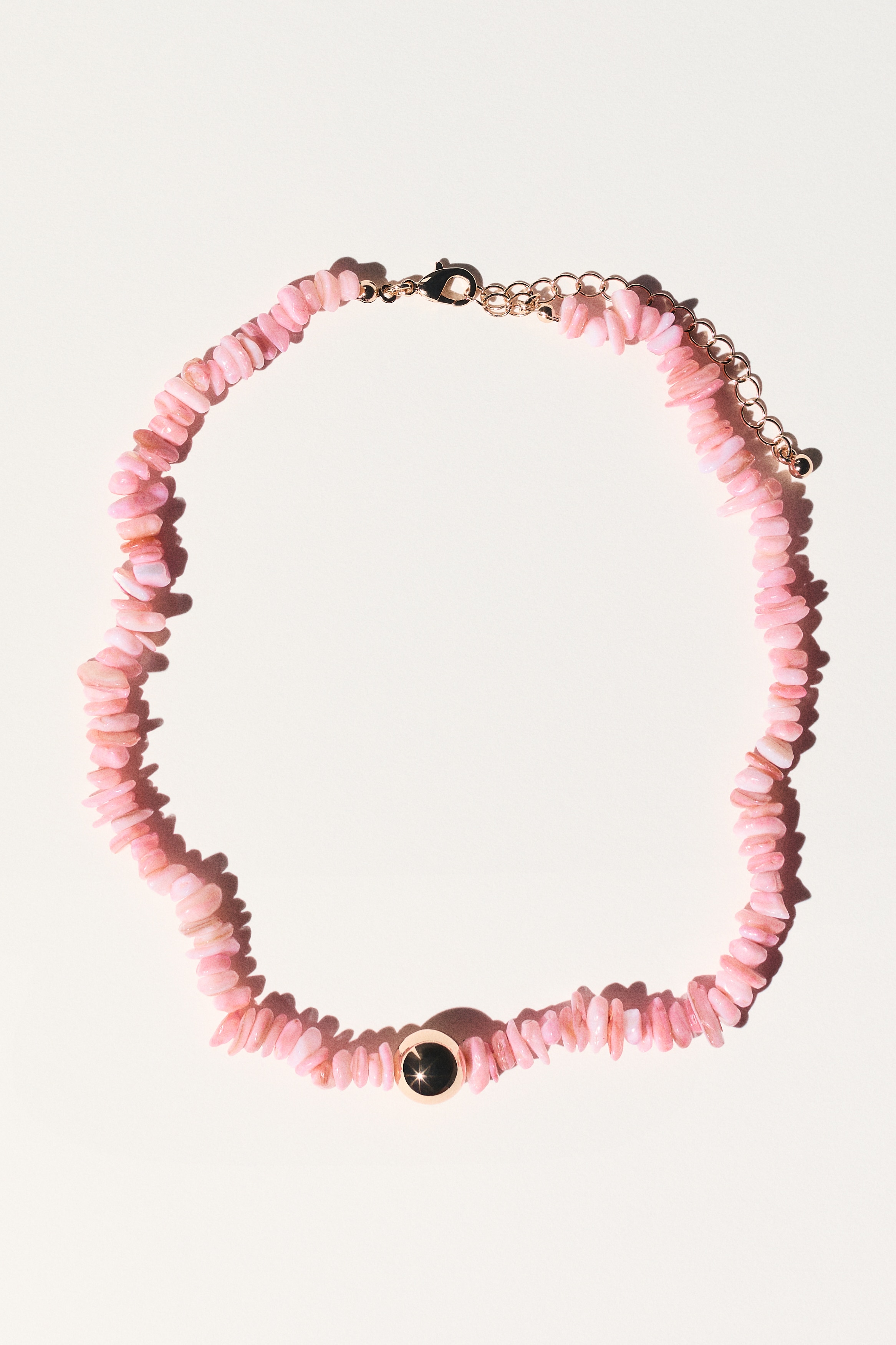 Pärlhalsband-Rosa