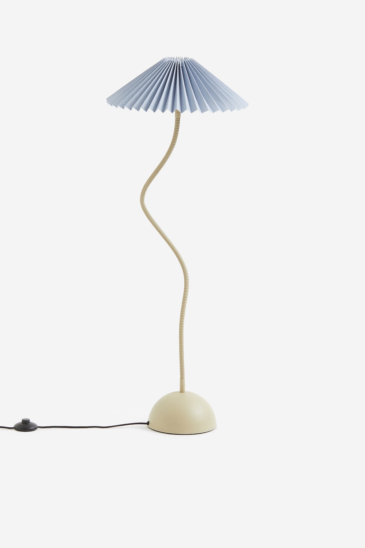 Pleated lamp shade - Light blue - 3