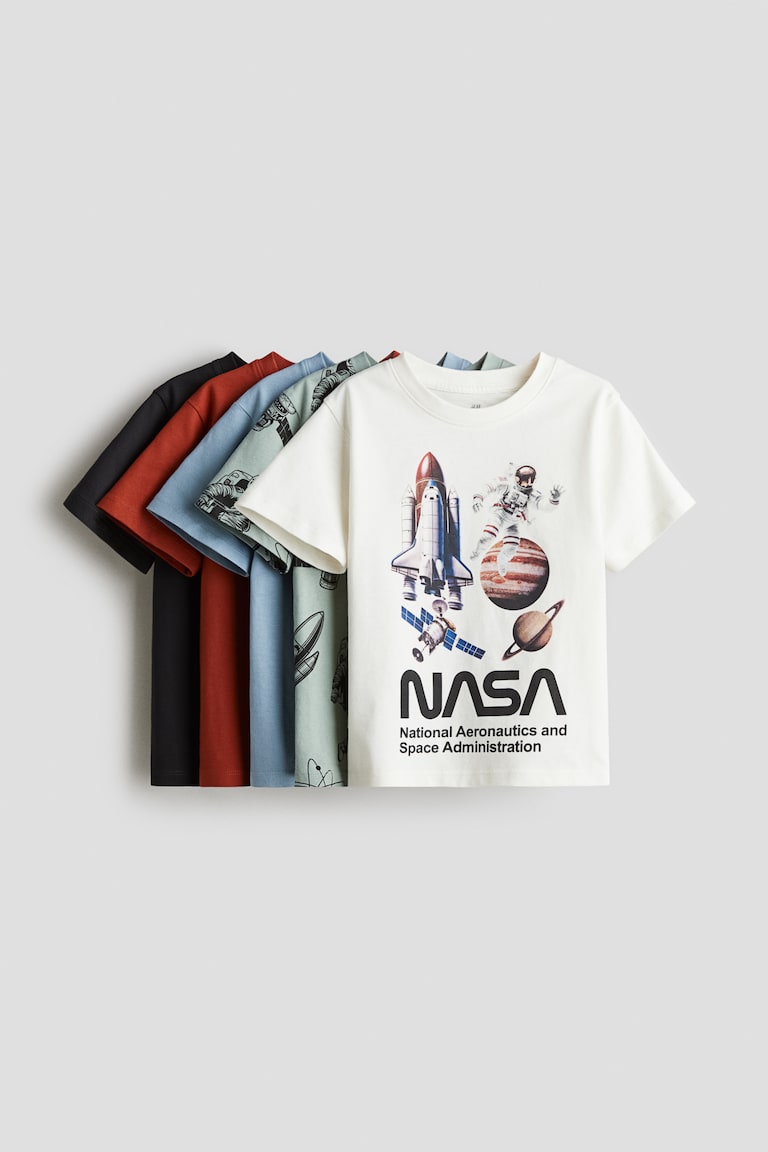 5-pack Jersey T-shirts