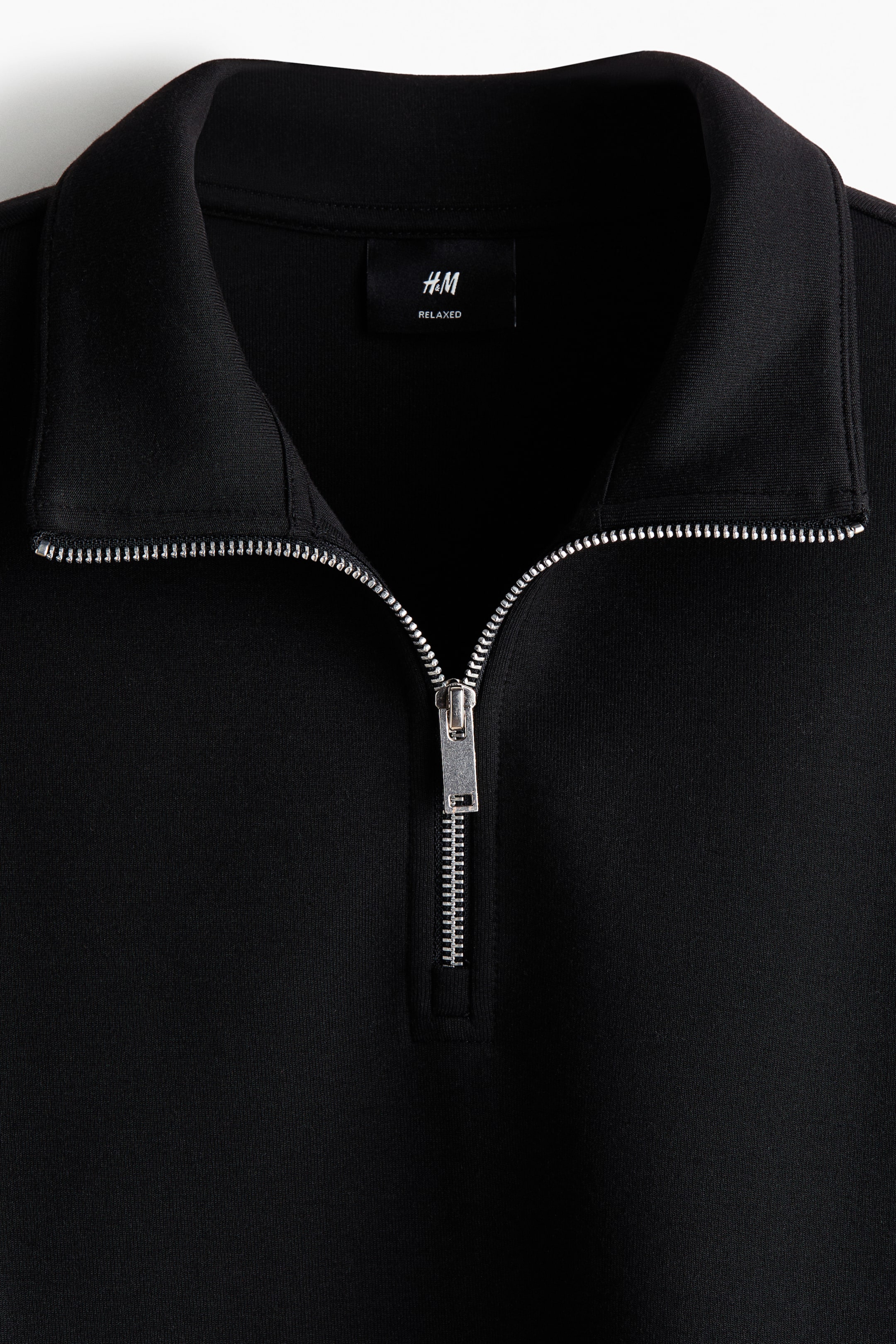 Relaxed-Fit Half-Zip Sweatshirt