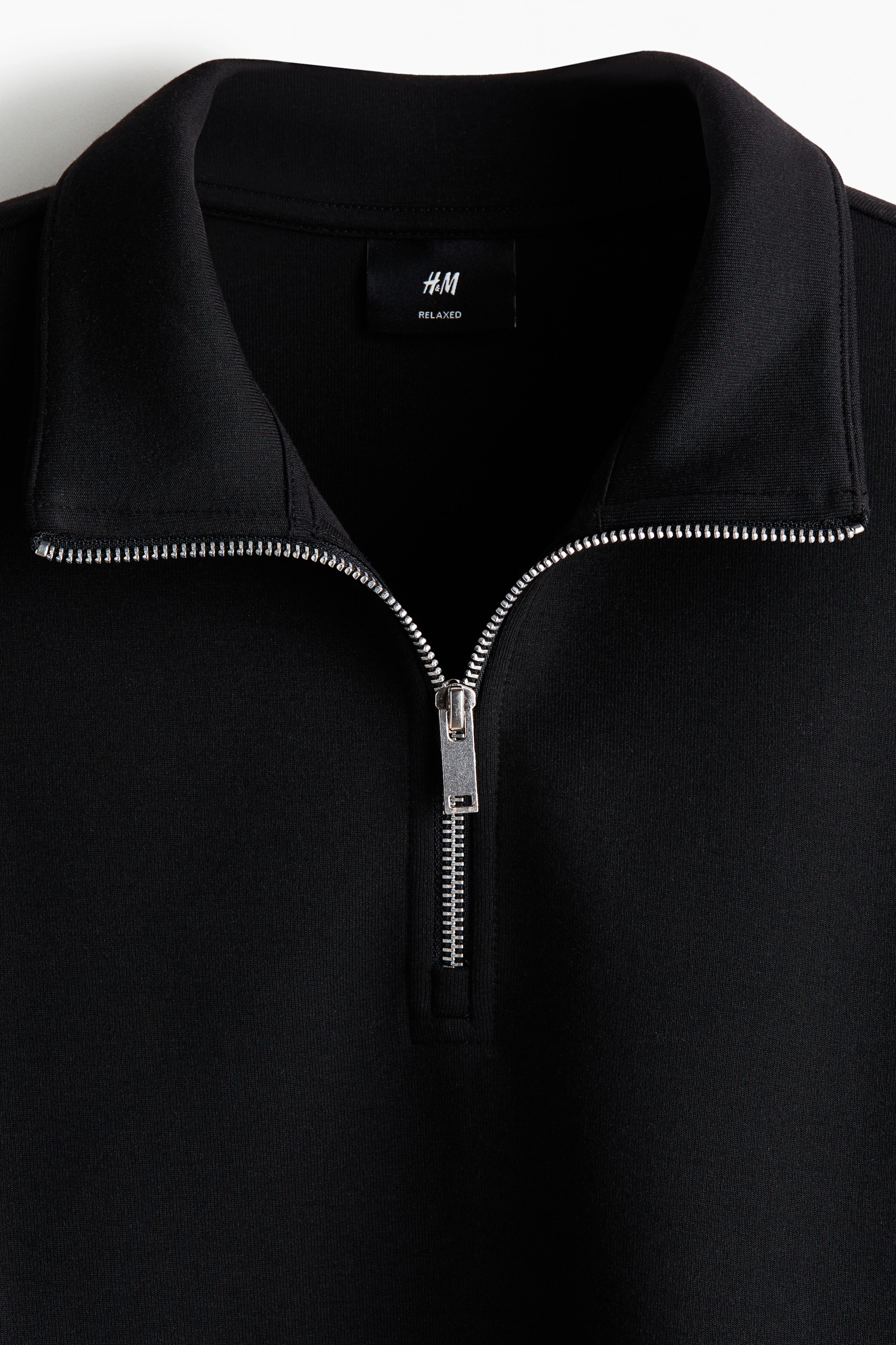 Relaxed-Fit Half-Zip Sweatshirt