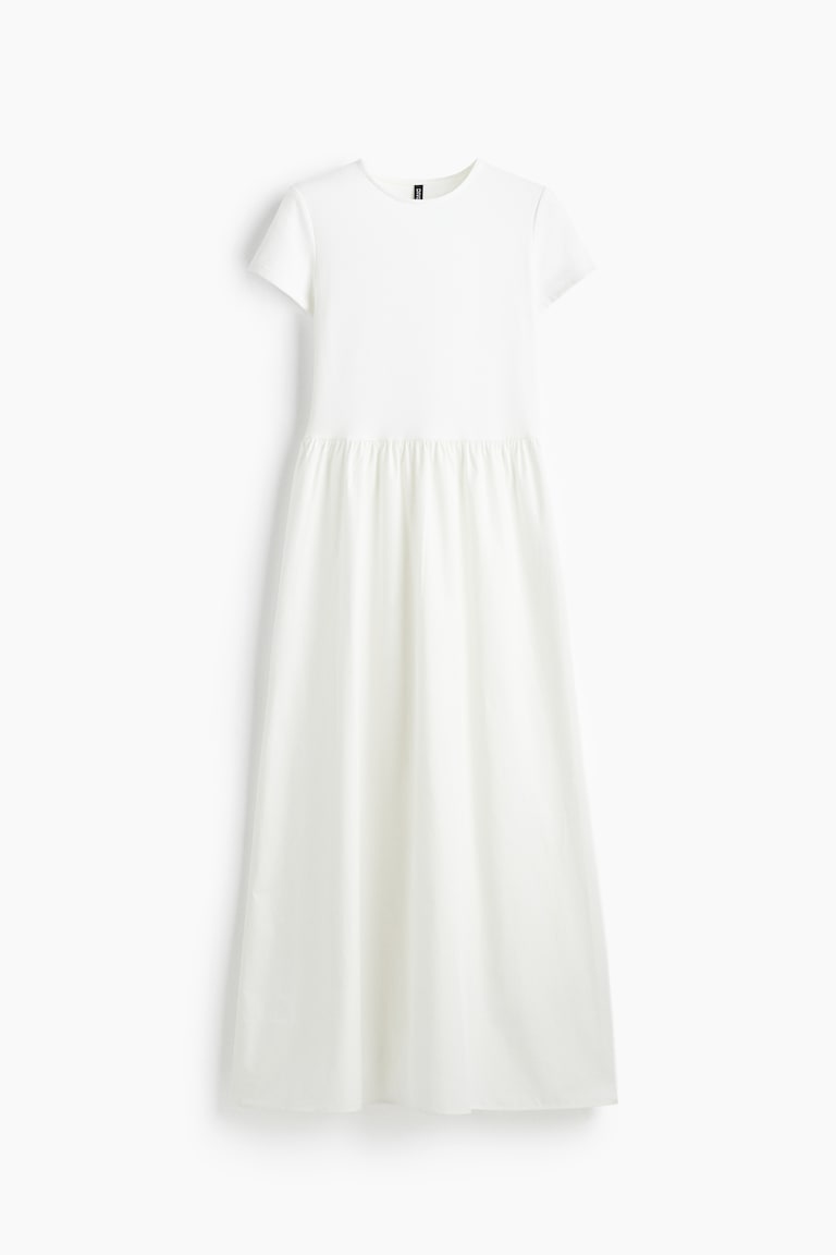 white maxi dress h&m Women's Ruffled plunge back H&M White Dresses | Nordstrom