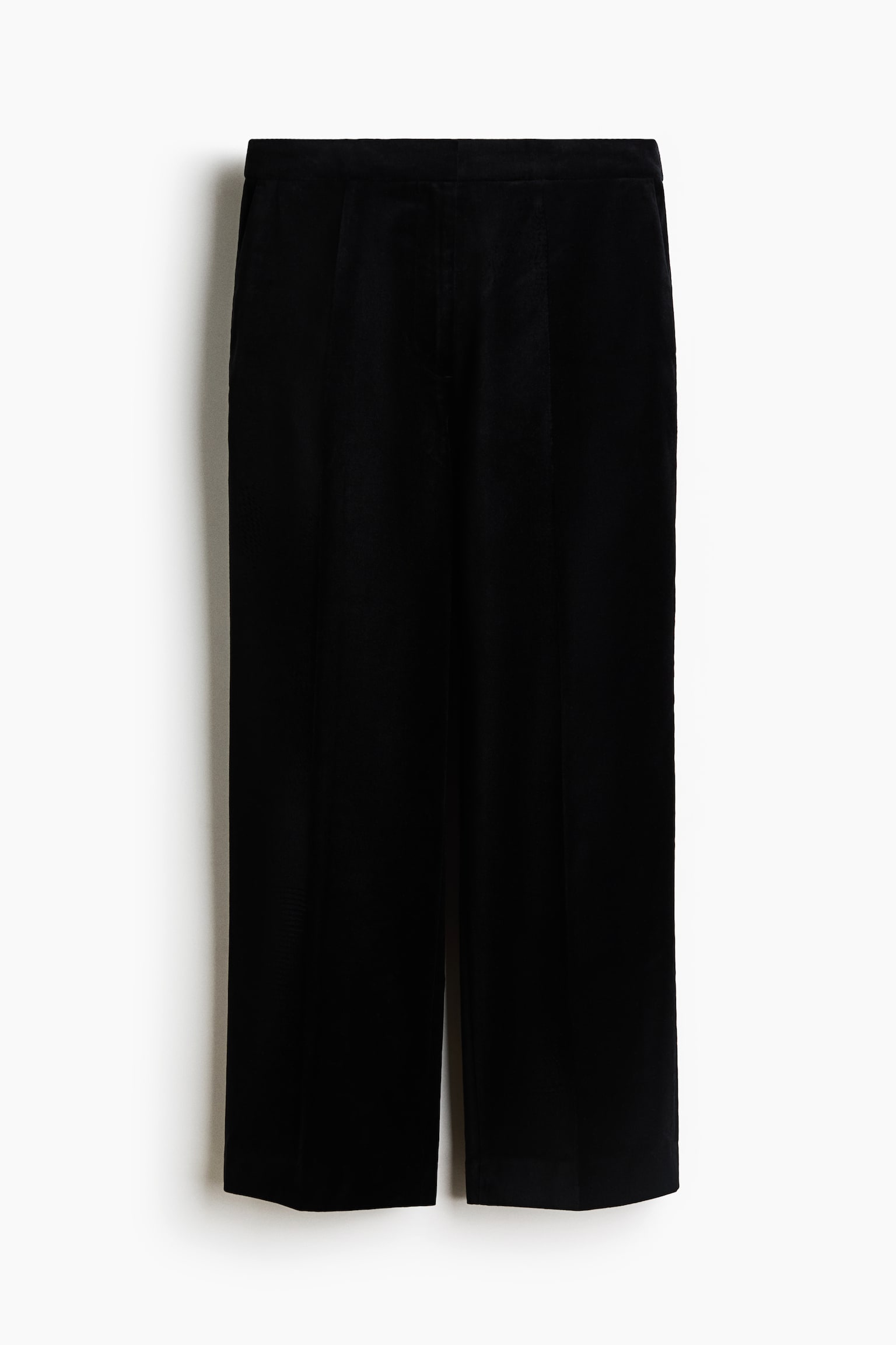 Женские брюки H&M Straight-Leg Dress Pants, цвет: Чёрный — фото 1