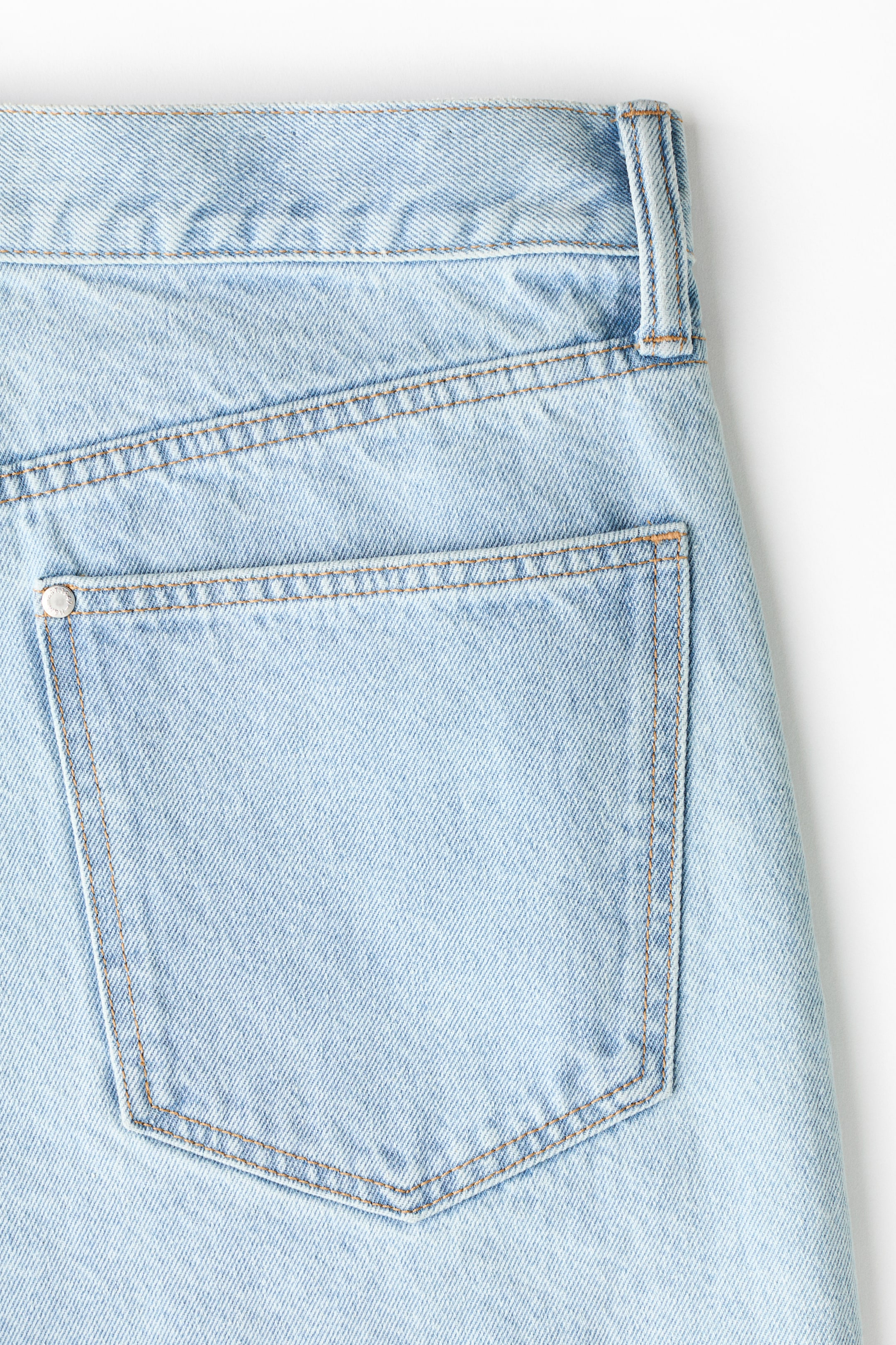 Short ample en denim