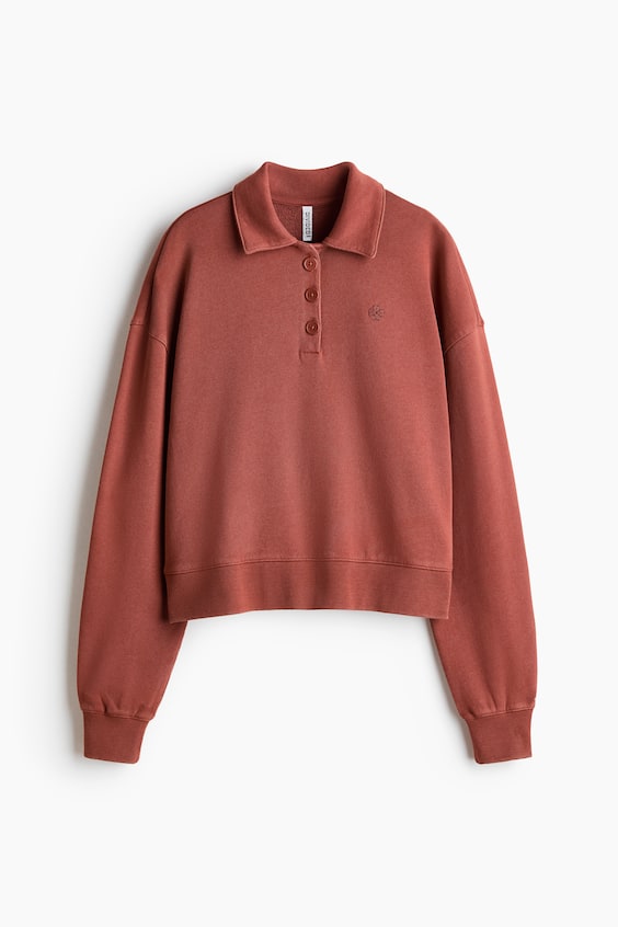 Женские рубашки H&M Loose-Fit Polo Shirt