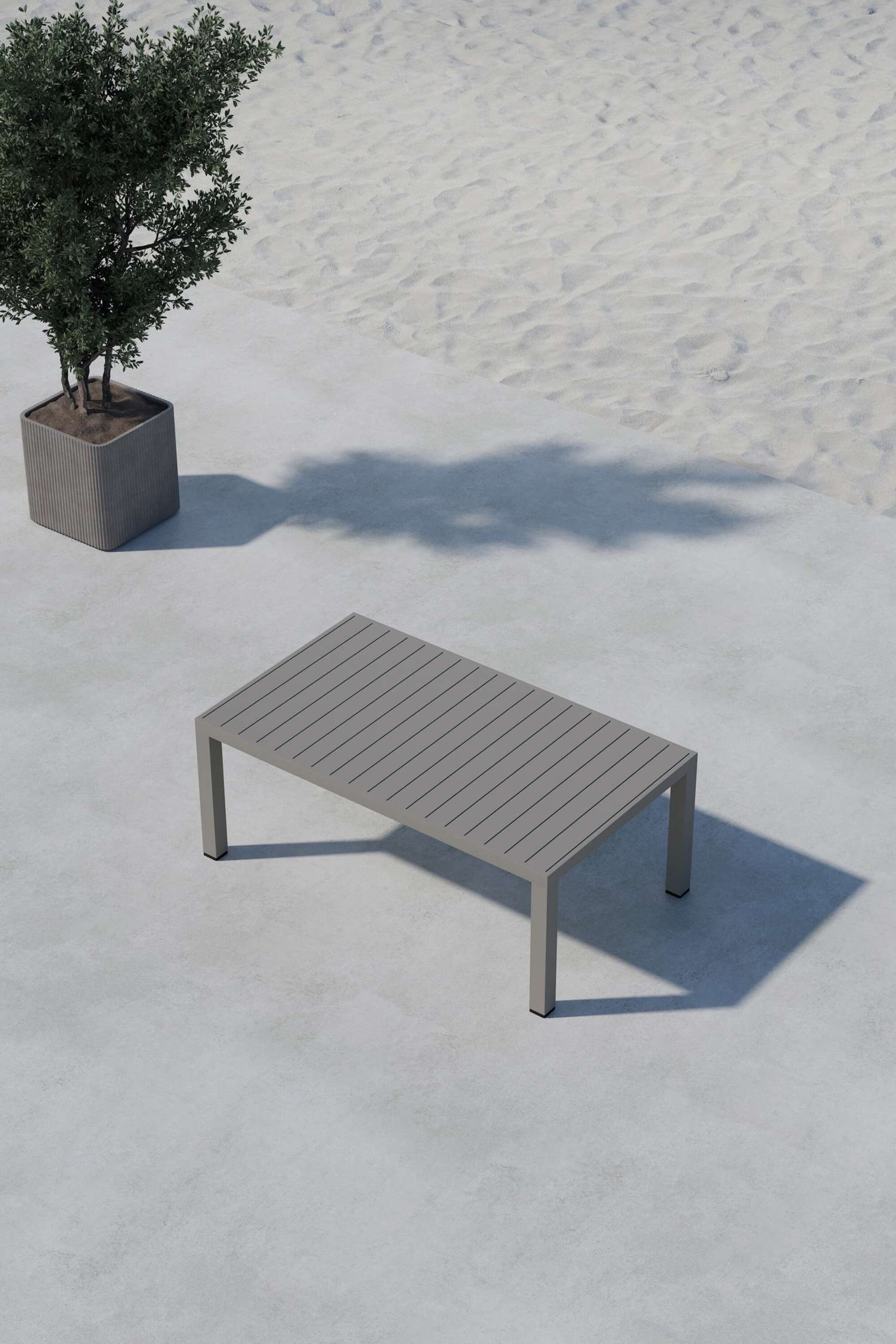 Visualizza immagine più grande: Tavolo Copacabana - Alluminio, Marrone - Venture Home - HOME | H&M IT 1