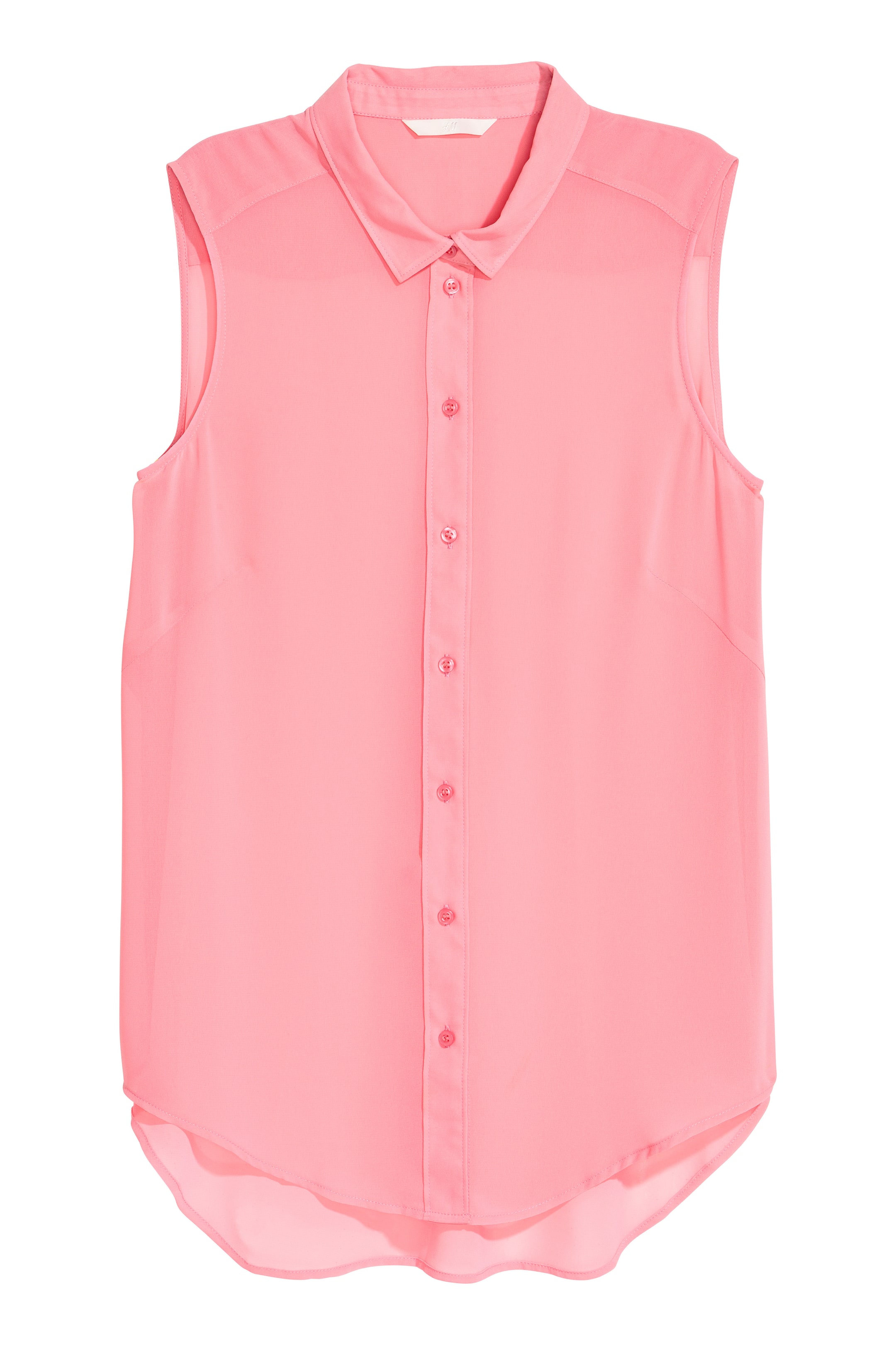 View larger image: Sleeveless blouse - Pink - Ladies | H&M GB 1