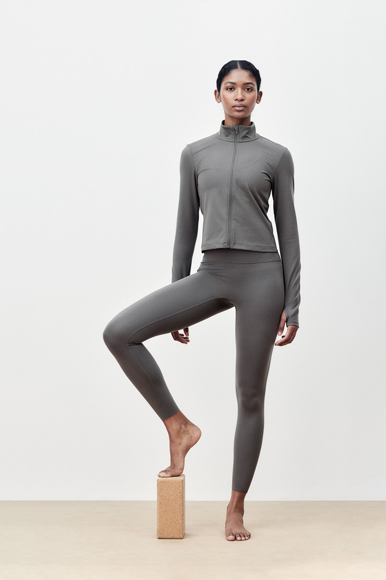Activewear Jacket with SoftMove™ Dark gray Ladies H&M US