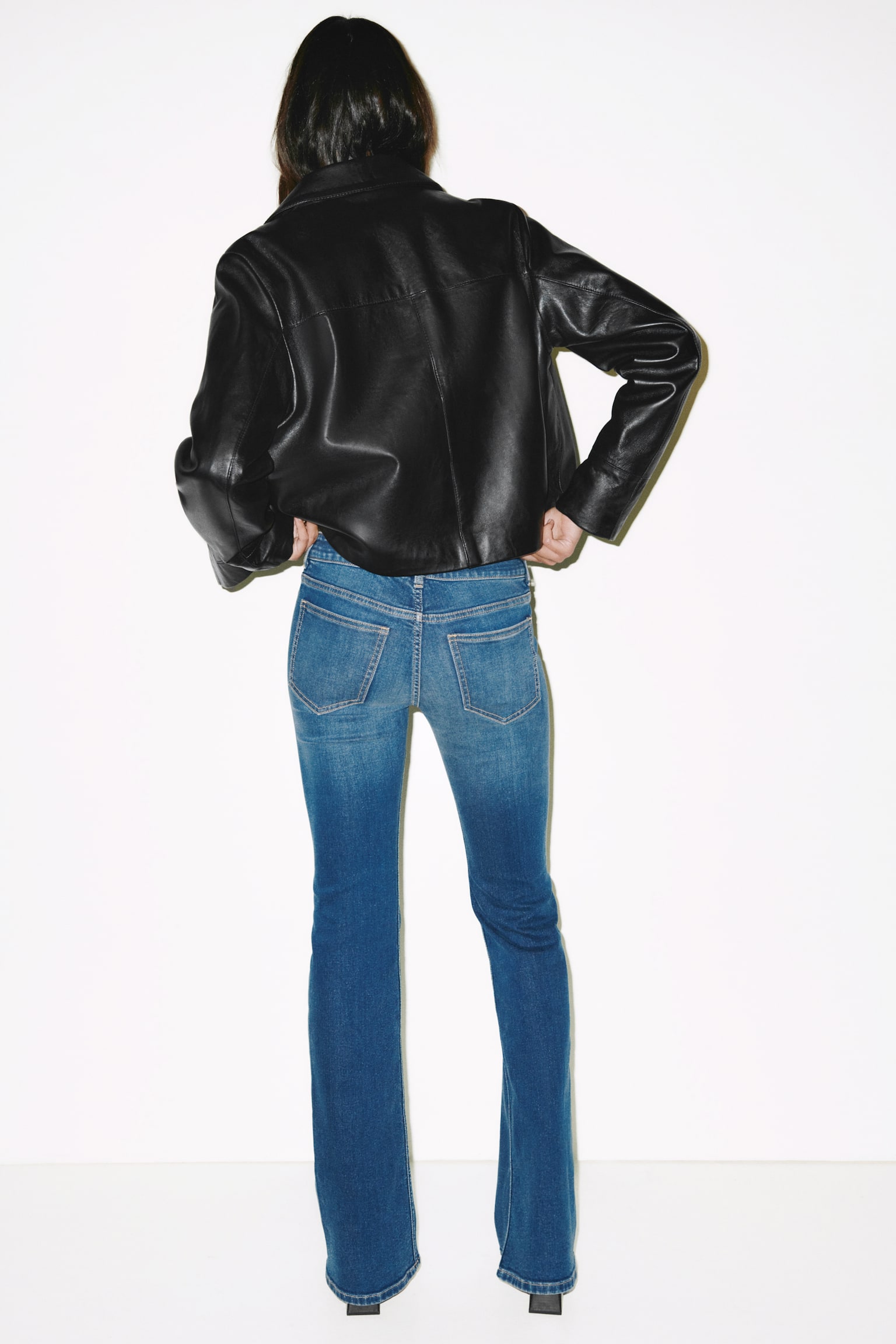 Flared Low Jeans - Blu denim/Nero denim/Nero/washed out/Grigio scuro/leopardato/Grigio denim/Blu denim/Blu denim scuro/Blu denim chiaro/Blu denim chiaro/Blu denim chiaro/Blu denim chiaro/Grigio/Grigio chiaro - 3