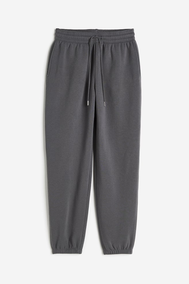 Cotton-blend sweatpants - Dark grey/Black/Light beige/Light grey marl/dc - 2