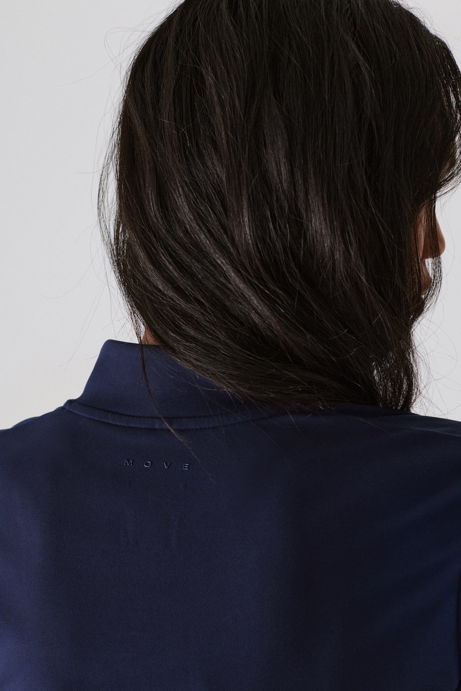 Zip-through sports jacket with SoftMove™ - Navy blue/Black/Antique rose/Storm blue/Peachy beige/Pastel pink/Chocolate plum/Aubergine purple/Dark grey/Dark brown/Cream/Frosty lilac/Navy blue/Light taupe/Light burgundy - 3