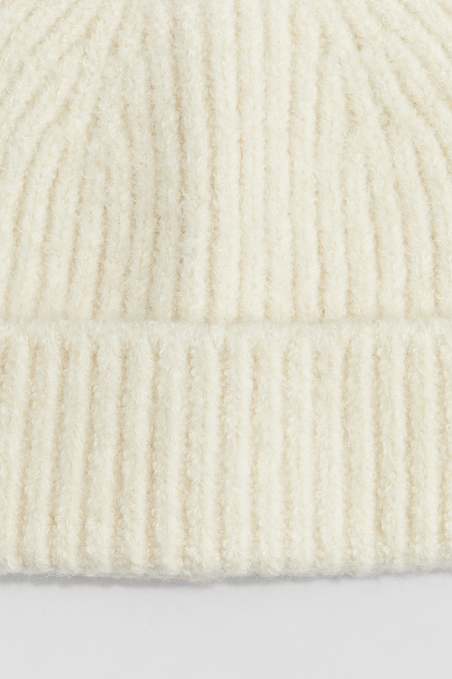 Ribbed beanie - Light yellow/Grey/Khaki/Blue - 2