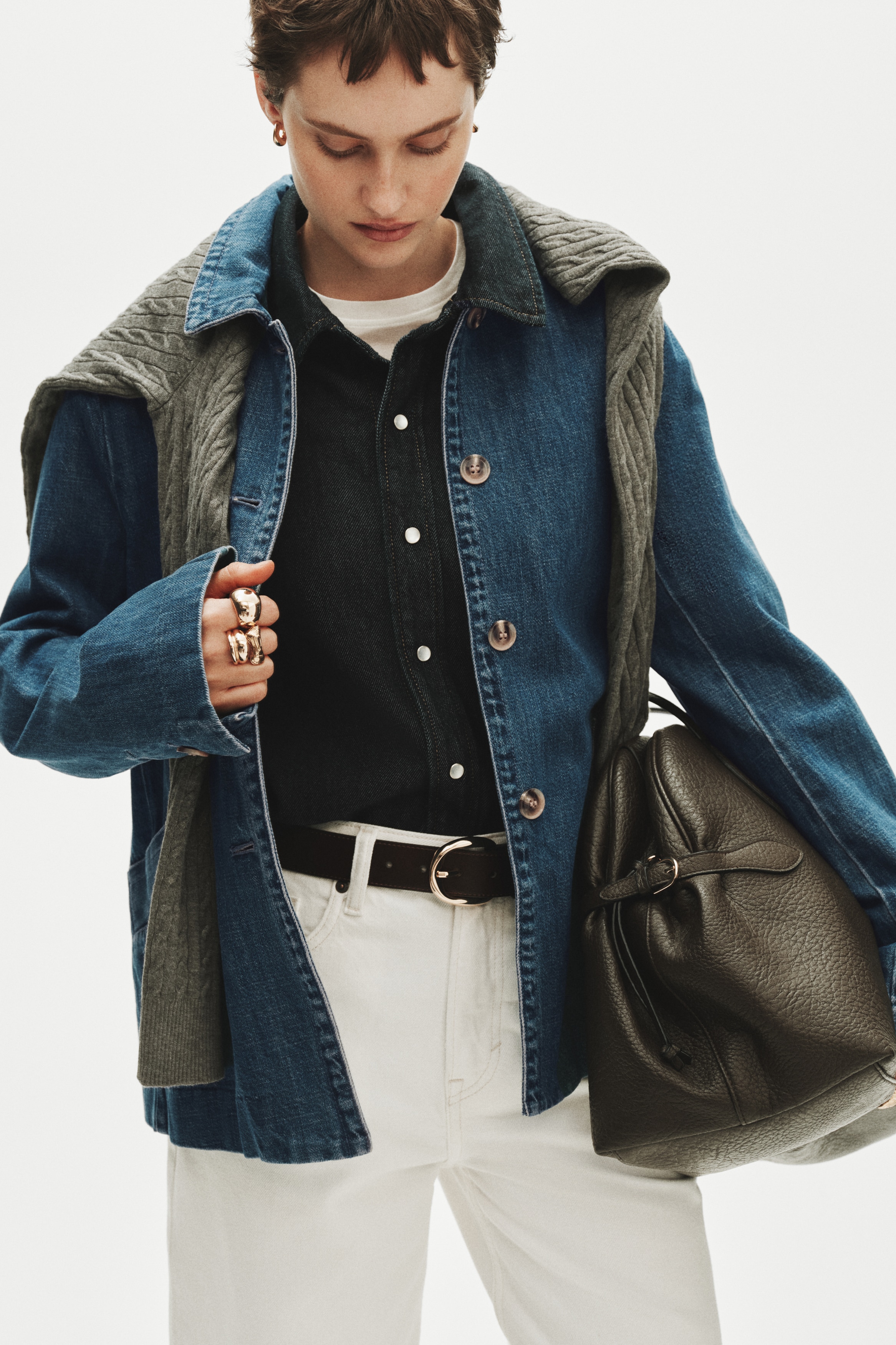 Teksas jakna - Teksas plava/Svetla teksas plava