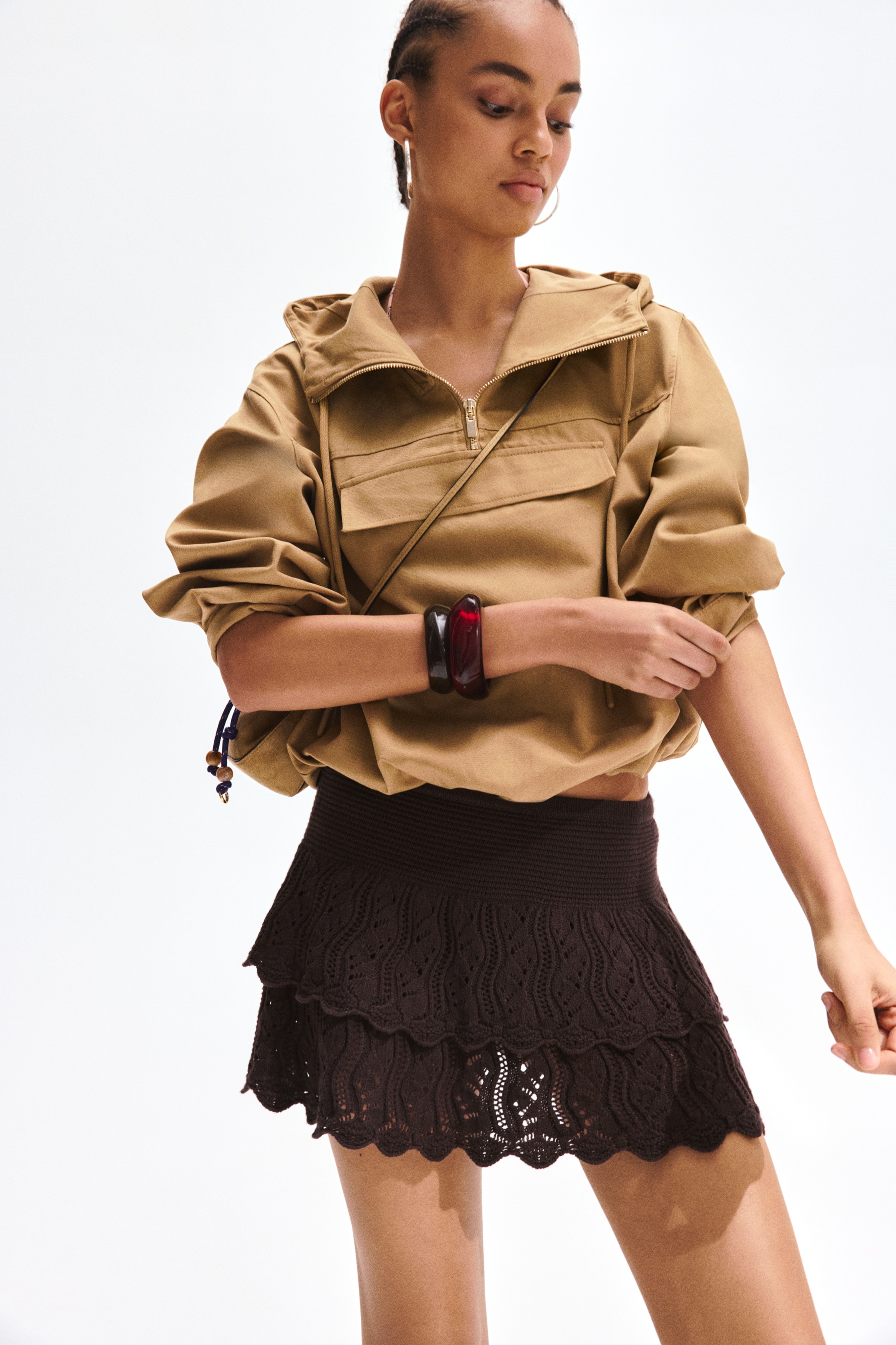 Crochet-Look Tiered Skirt from H&M - $24.99