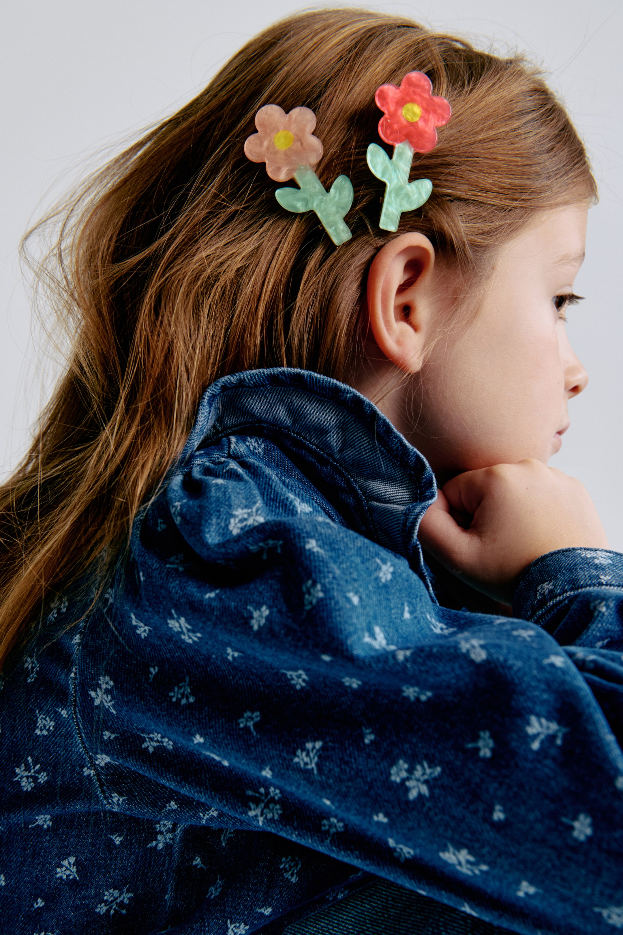 Größeres Bild anzeigen: 2er-Pack Haarspangen mit Verzierung - Grün/Rot - Kids | H&M AT 1