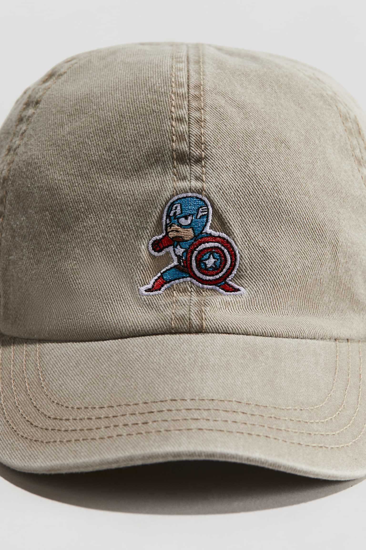 Design Detail Twill Cap - Mole/Captain America/Denim grey/Spider-Man - 3