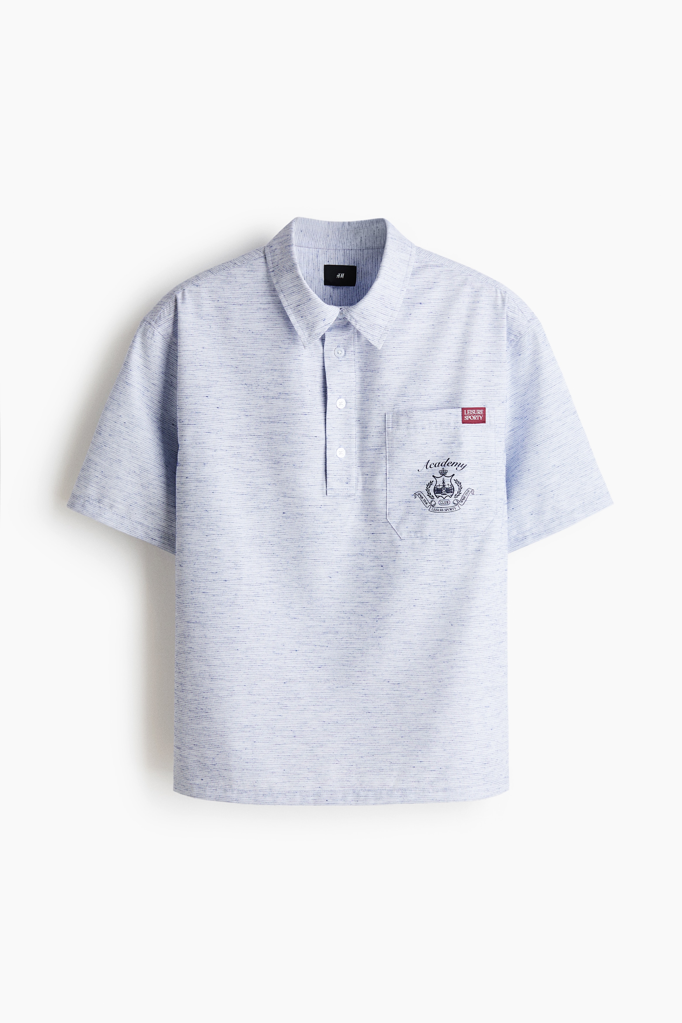 Áo polo Loose Fit - Màu trắng/Academy/Màu đen/Academy