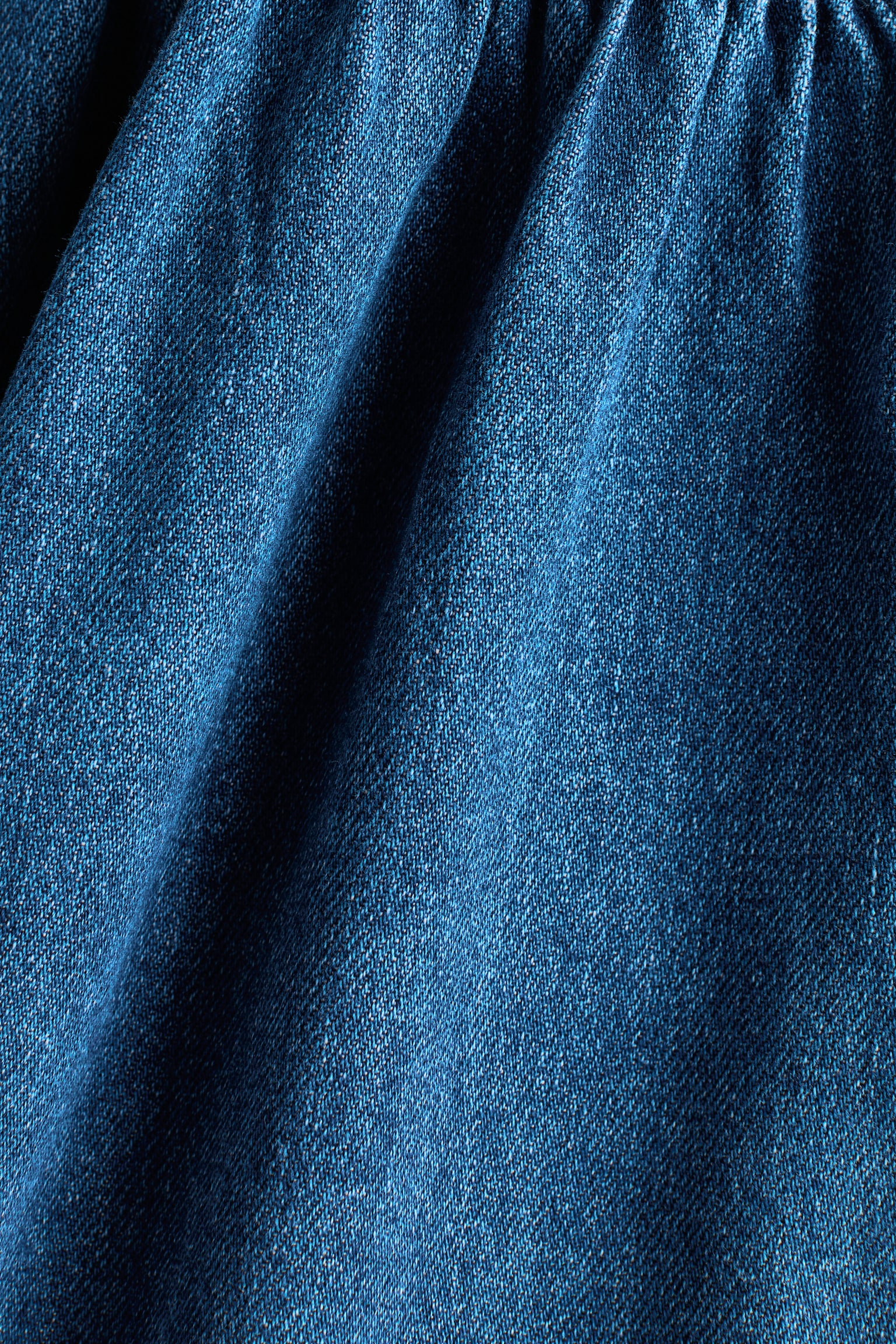 Детское платье H&M Denim Shirt Dress, цвет: Джинсовый синий — фото 2