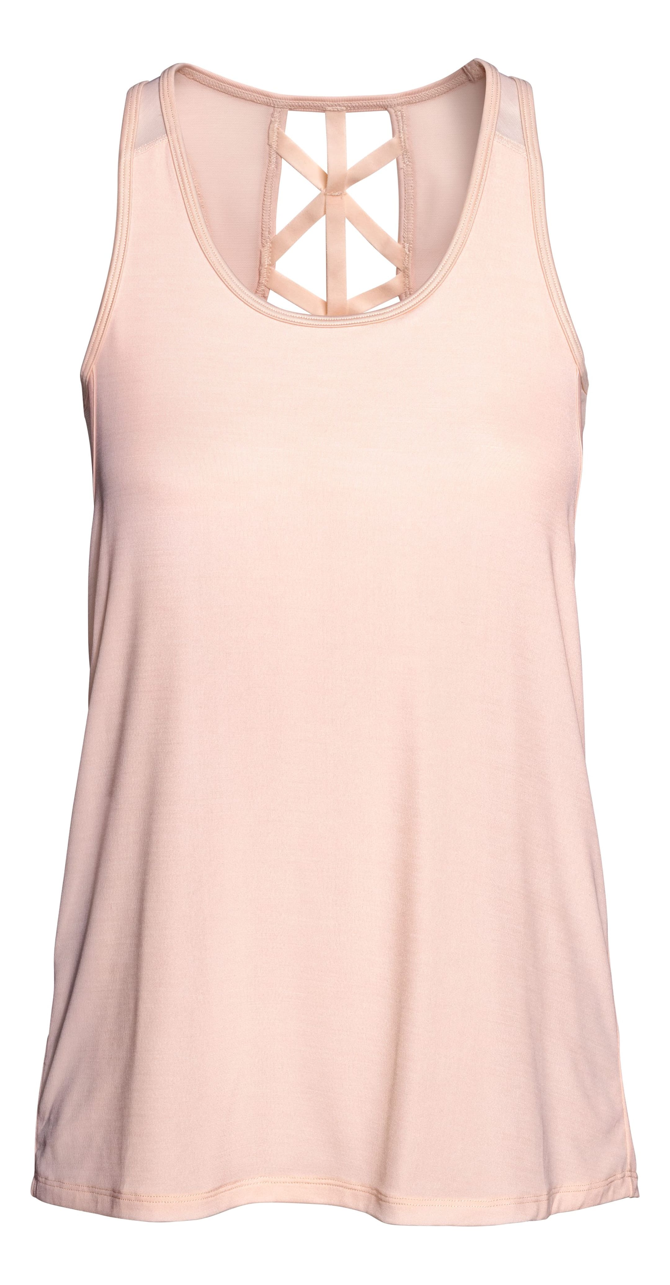 Näytä suurempi kuva: Treenitoppi ja sporttiliivit - Puuteriroosa - NAISET | H&M FI 1