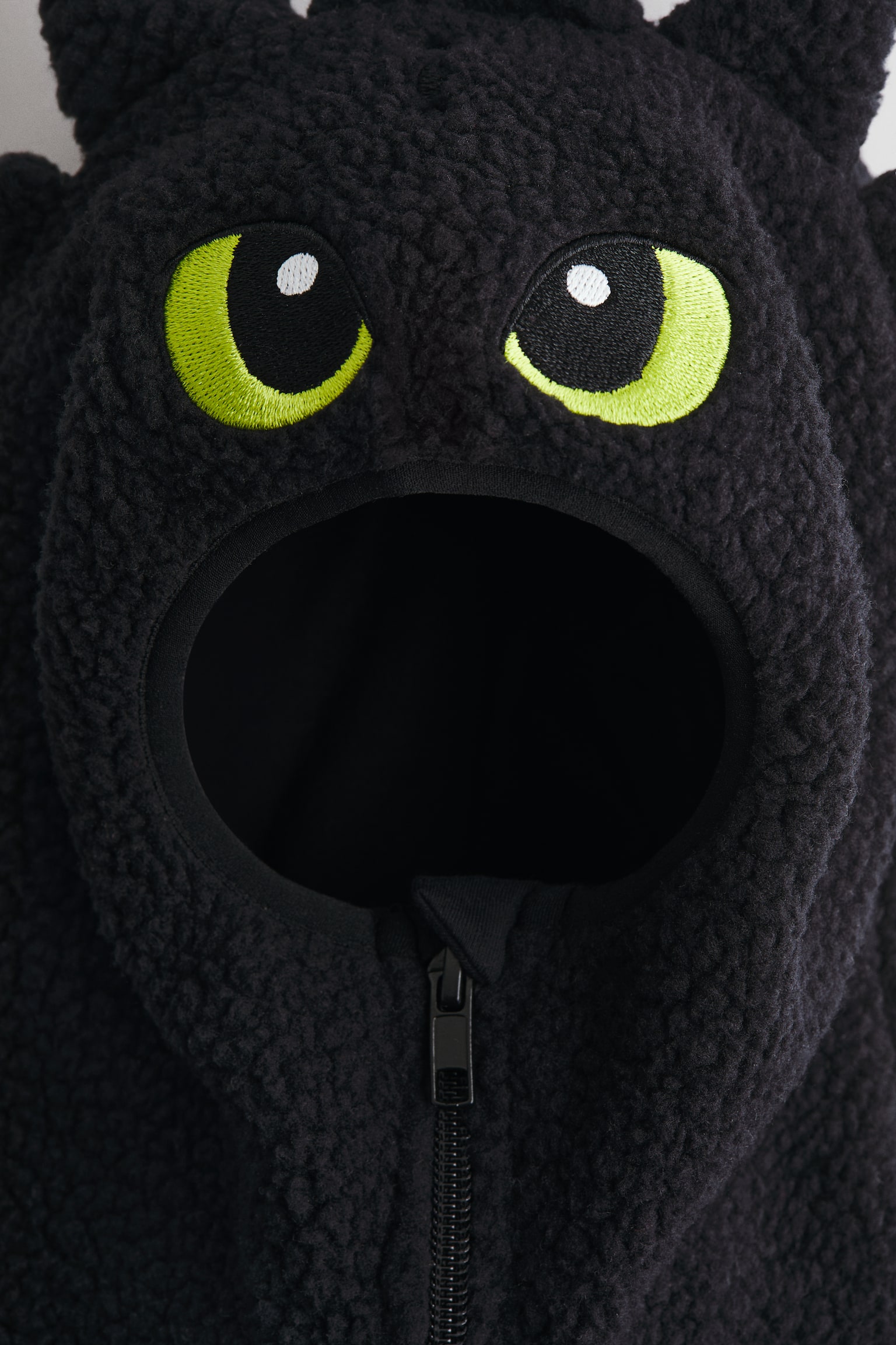 테디 집업 후디 - 블랙/드래곤 - 3