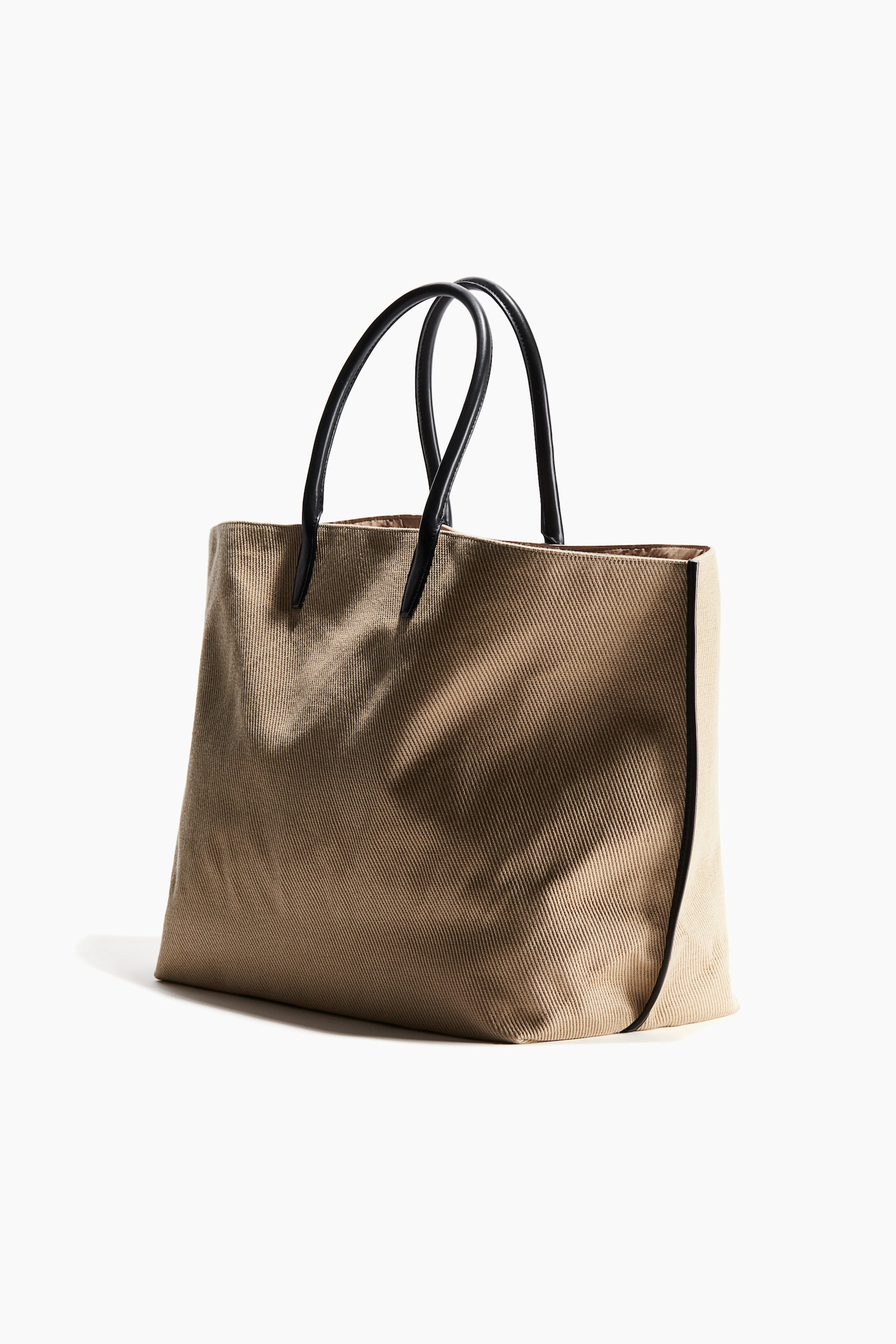 Large shopper - Beige/Black - 2