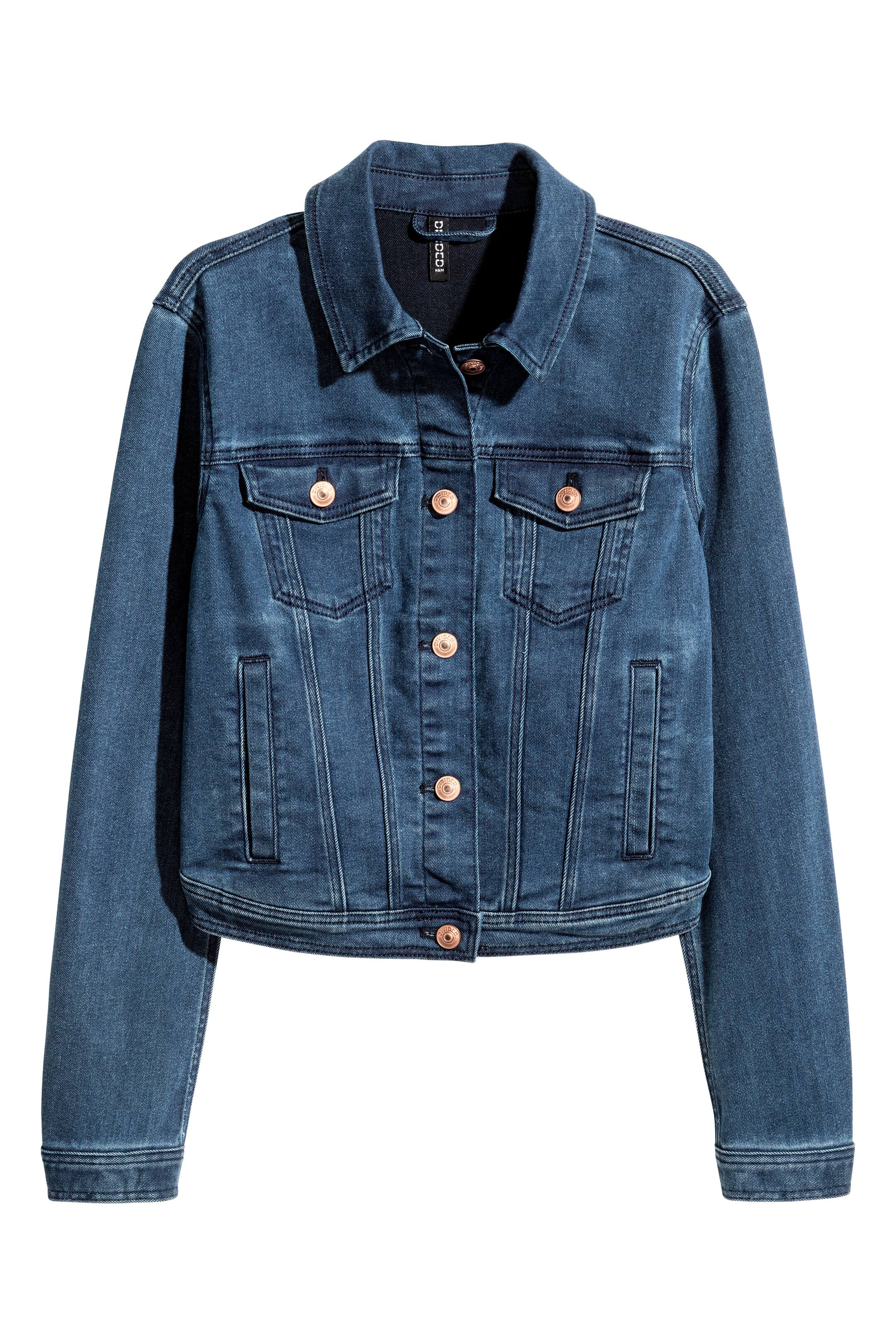 View larger image: Superstretch denim jacket - Dark denim blue - Ladies | H&M GB 1