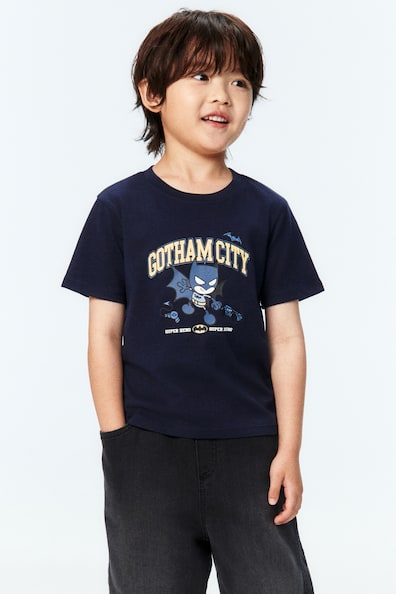 プリントデザイン コットンTシャツ