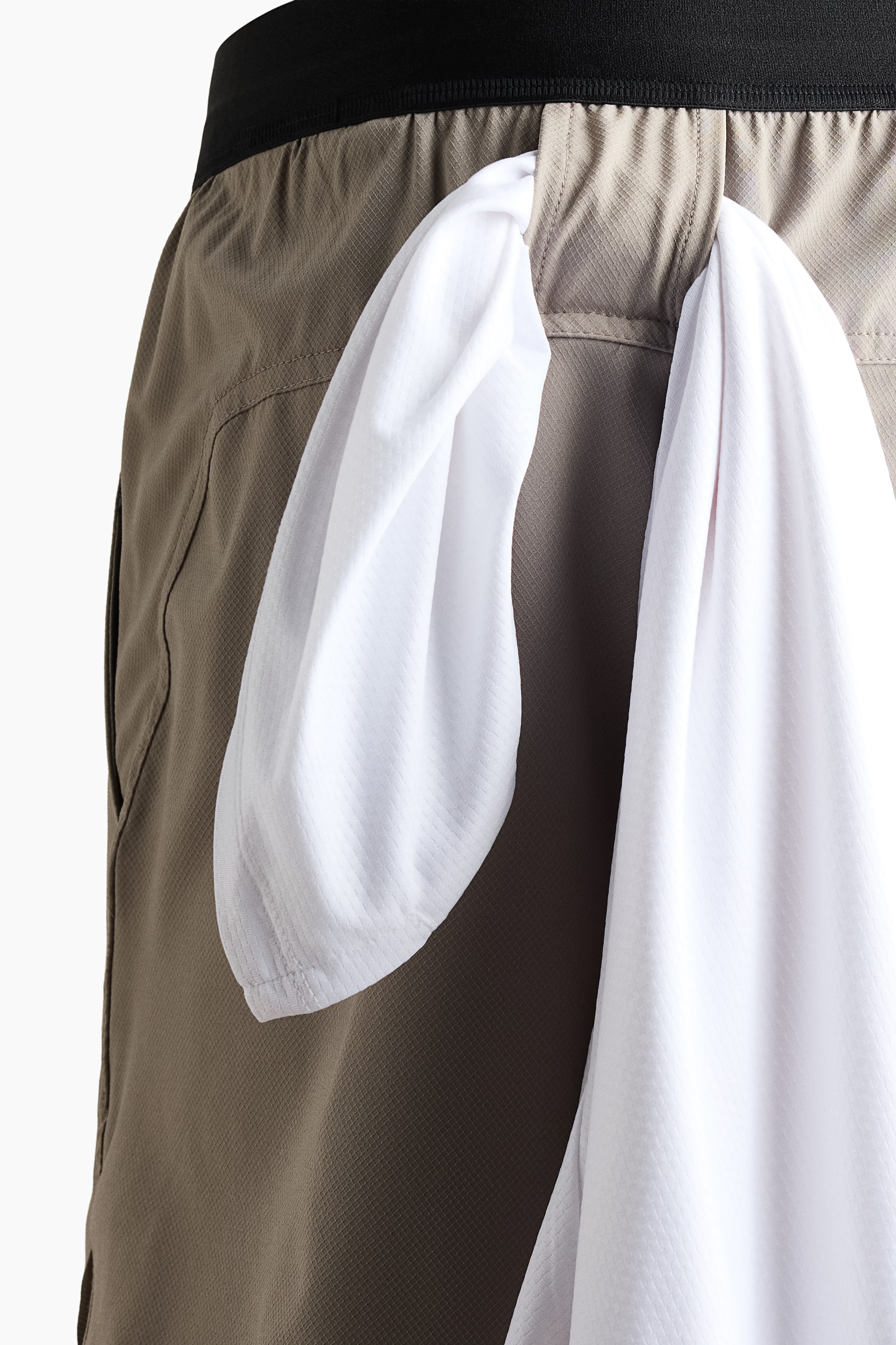 Мужские шорты H&M Double-Layered Sports Shorts with DryMove™ — фото 7