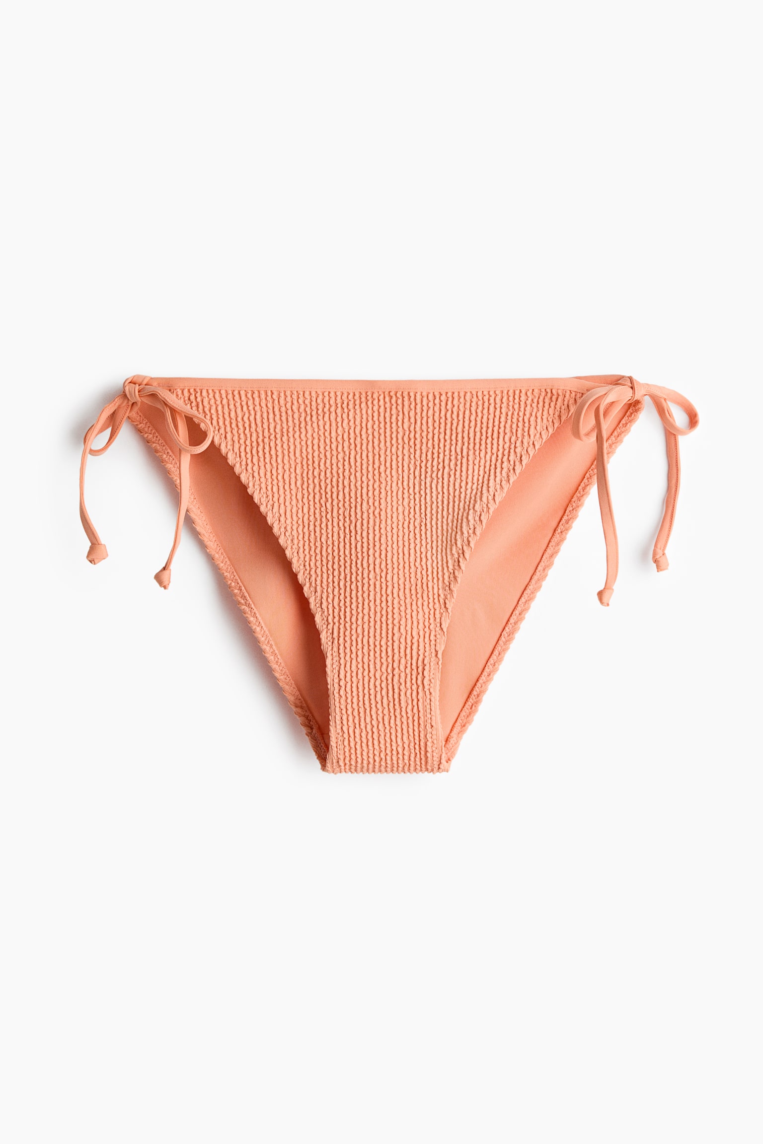 Bas de maillot Tanga à nouer - Abricot/Violet prune/Bleu marine - 1