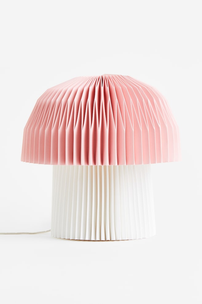 Lampe de table en papier - Rose clair/Vert/blanc - 1