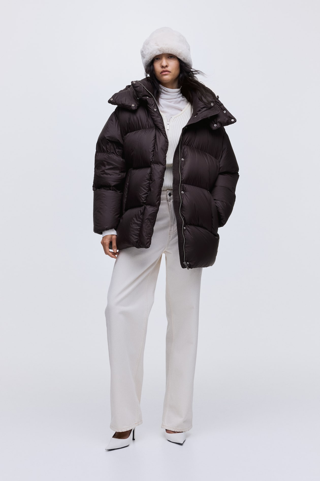 Hooded Down Puffer Jacket - image 2