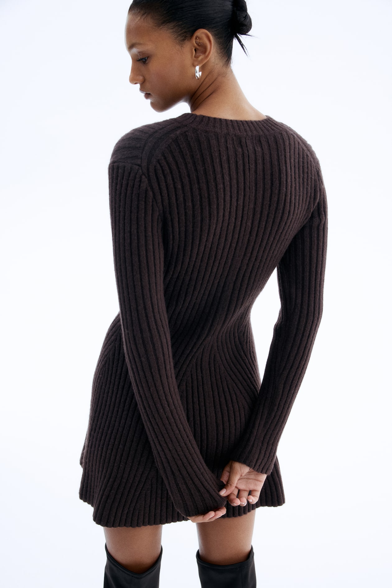 Rib-knit Dress - image 4