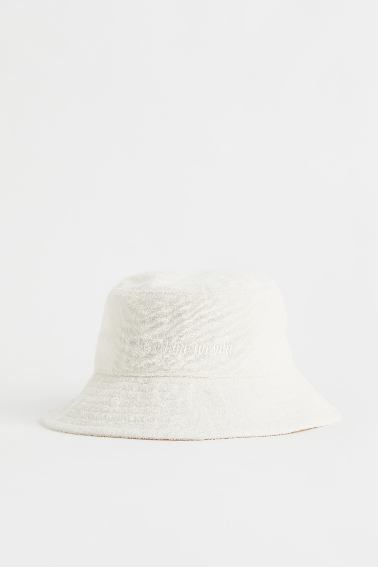 Terry bucket hat - White - 1