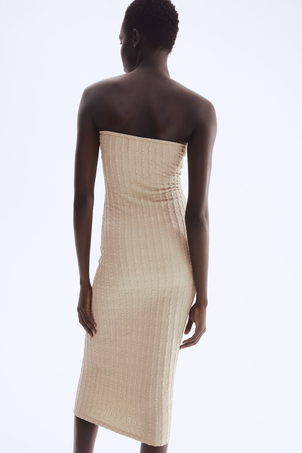 Textured Jersey Bandeau Dress - image 2